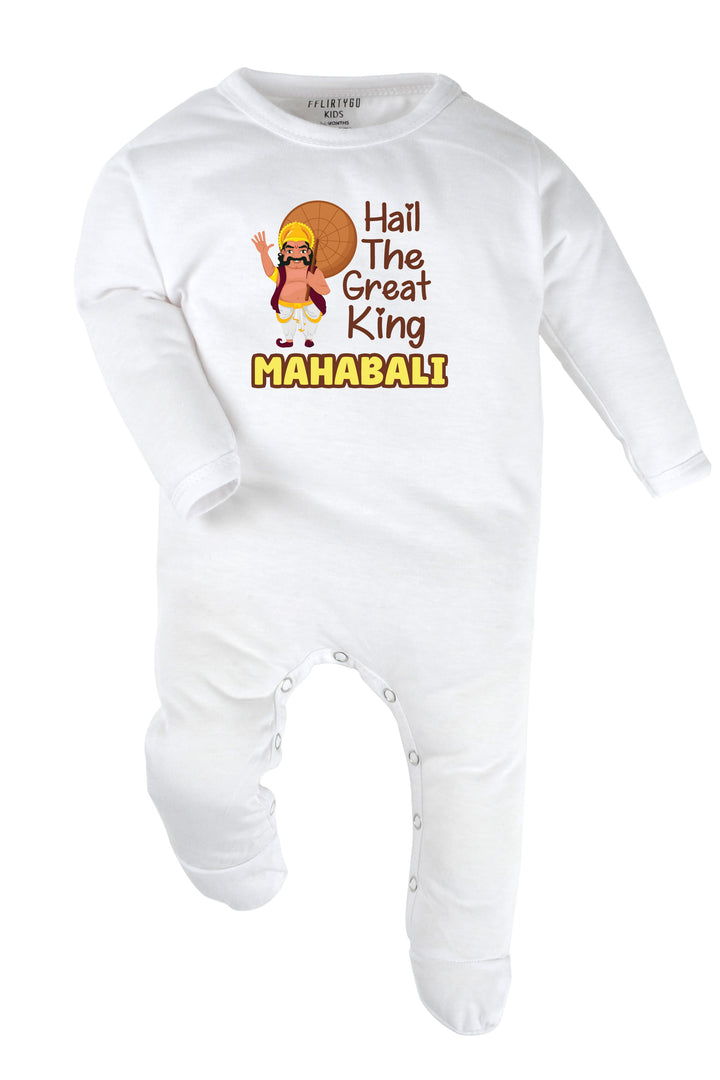 Hail The Great King Mahabali Baby Romper | Onesies