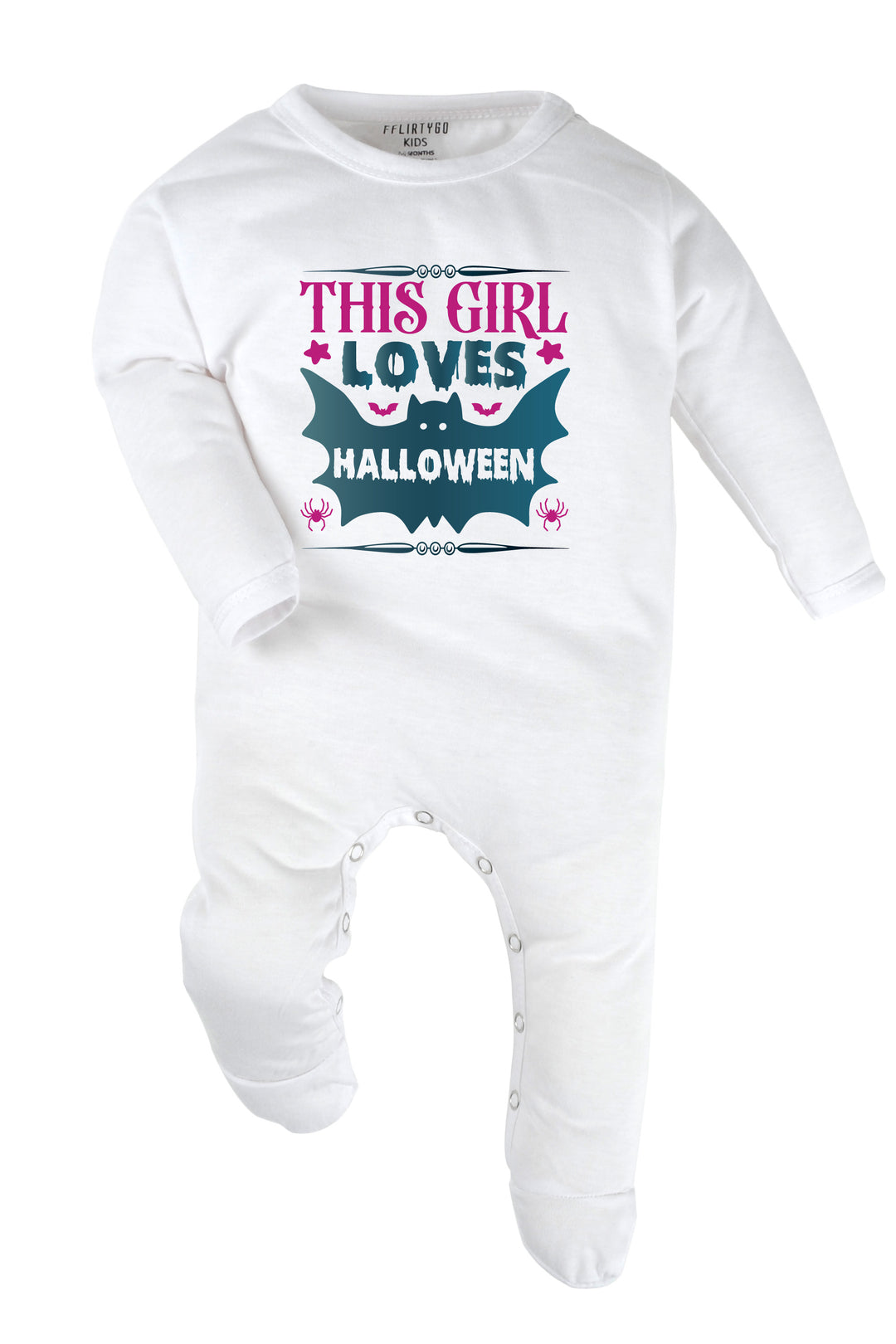 This Girl Loves Halloween Baby Romper | Onesies