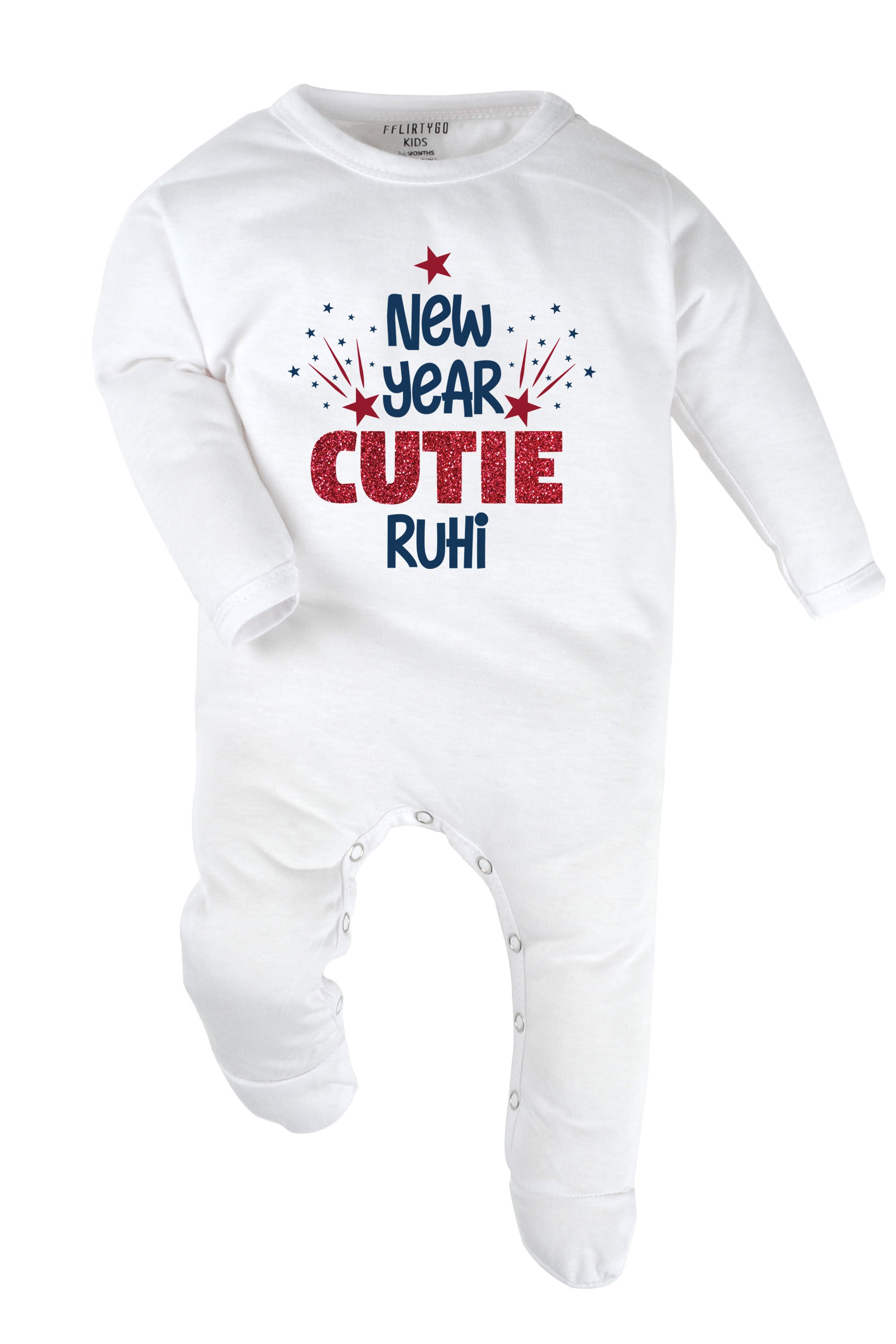 New Year Cutie Baby Romper | Onesies w/ Custom Name