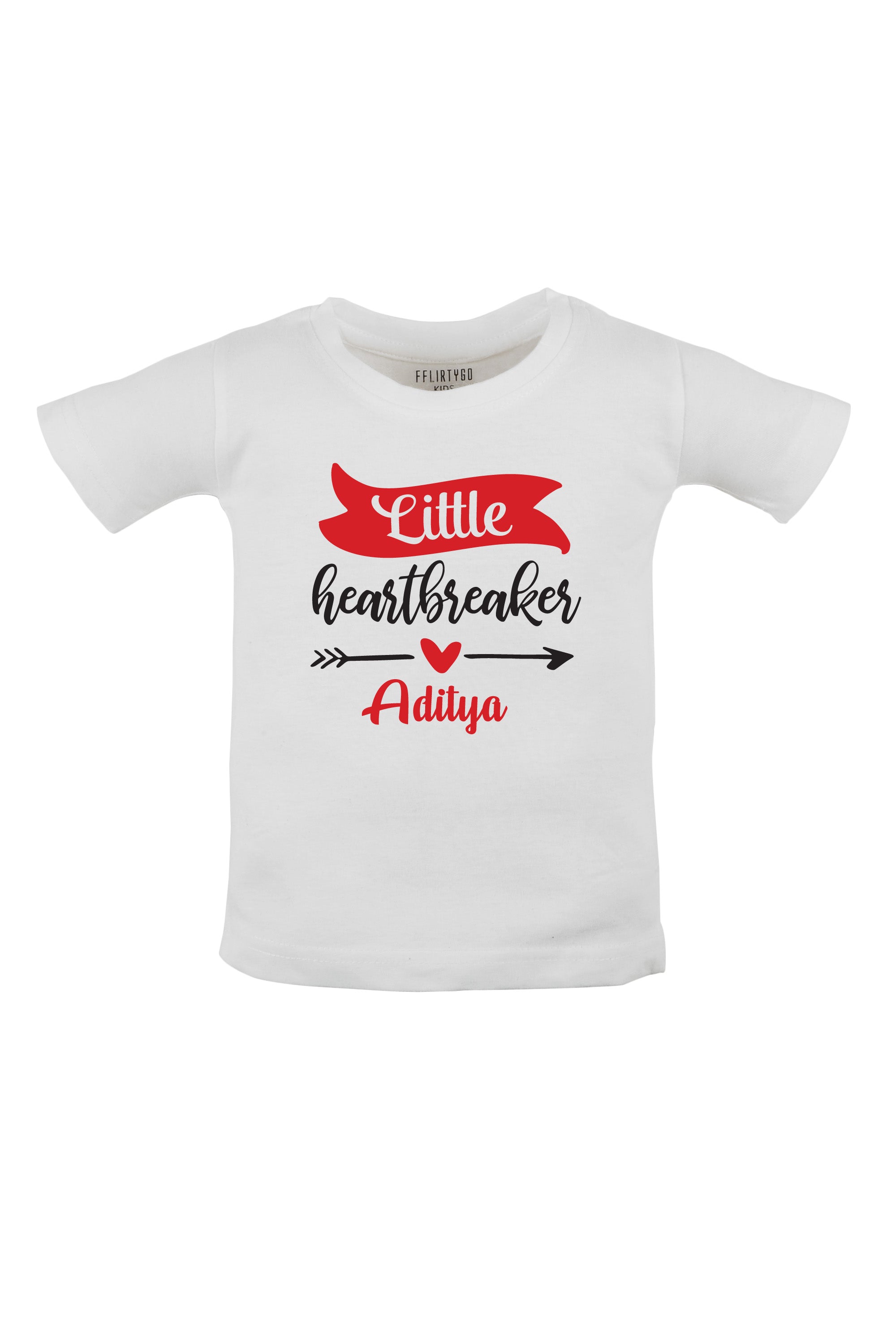 Little Heart Breaker Kids T Shirt w/ Custom Name