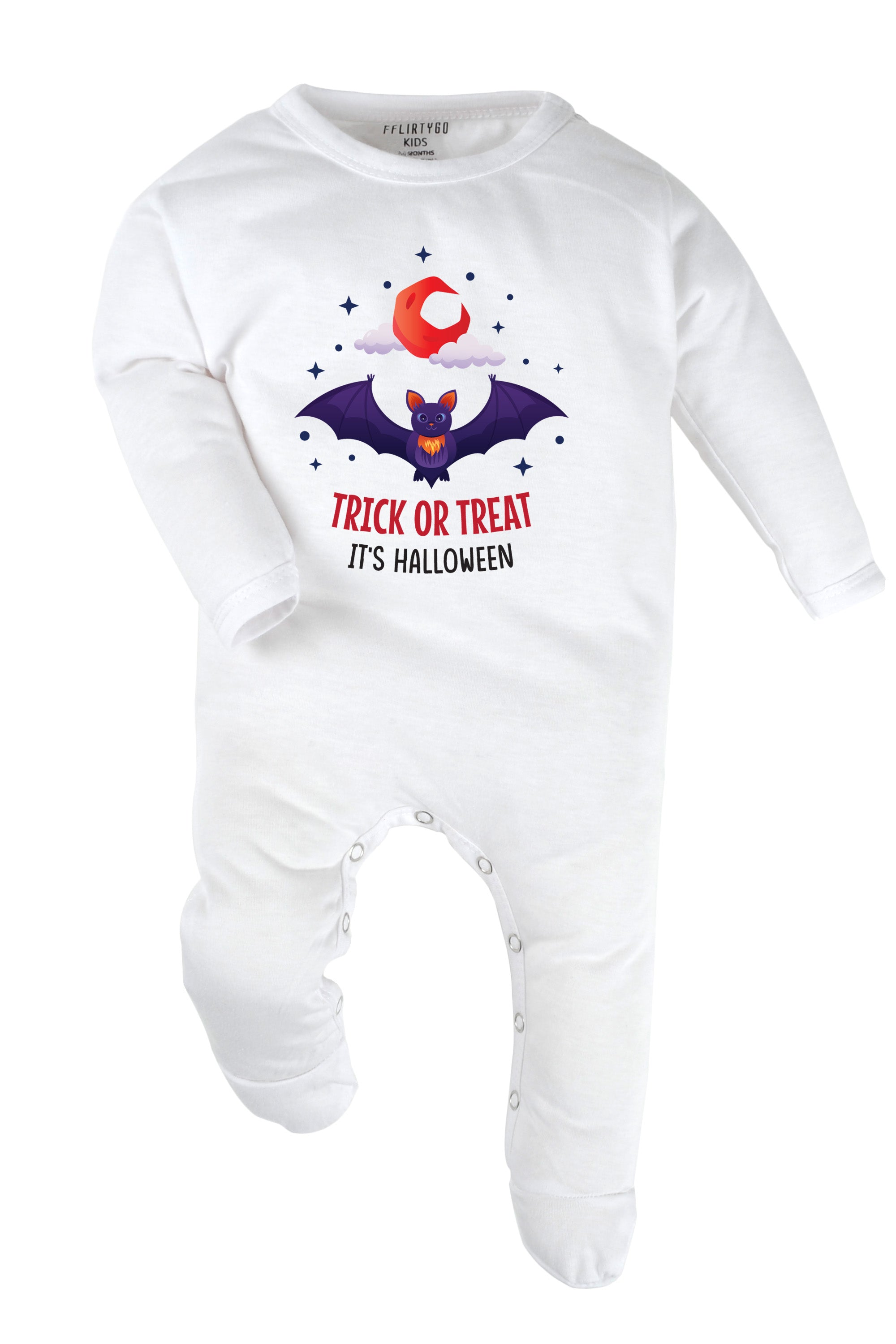 Trick Or Treat It's Halloween Baby Romper | Onesies