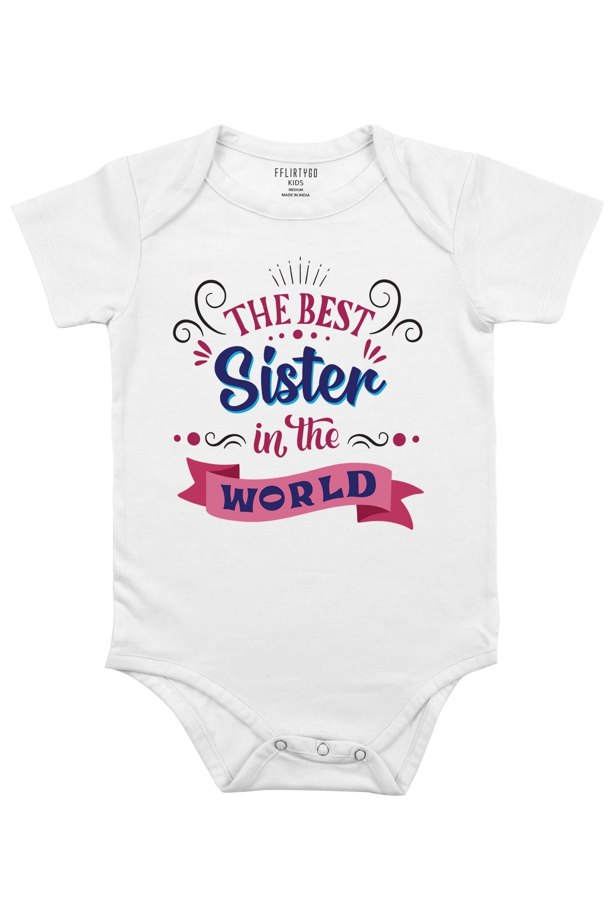 The Best Sister In The World Baby Romper | Onesies