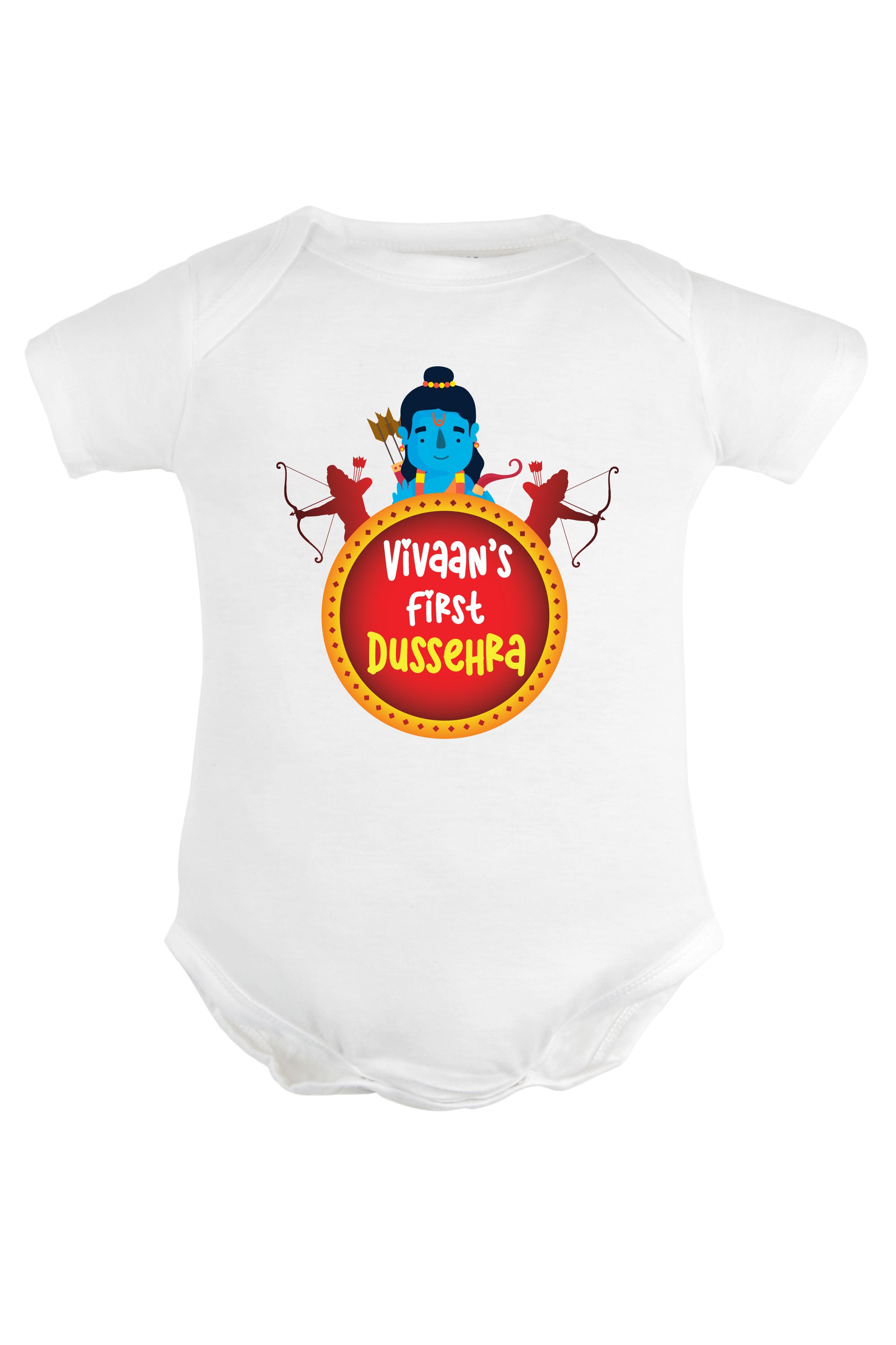 My First Dussehra Baby Romper | Onesies w/ Custom Name