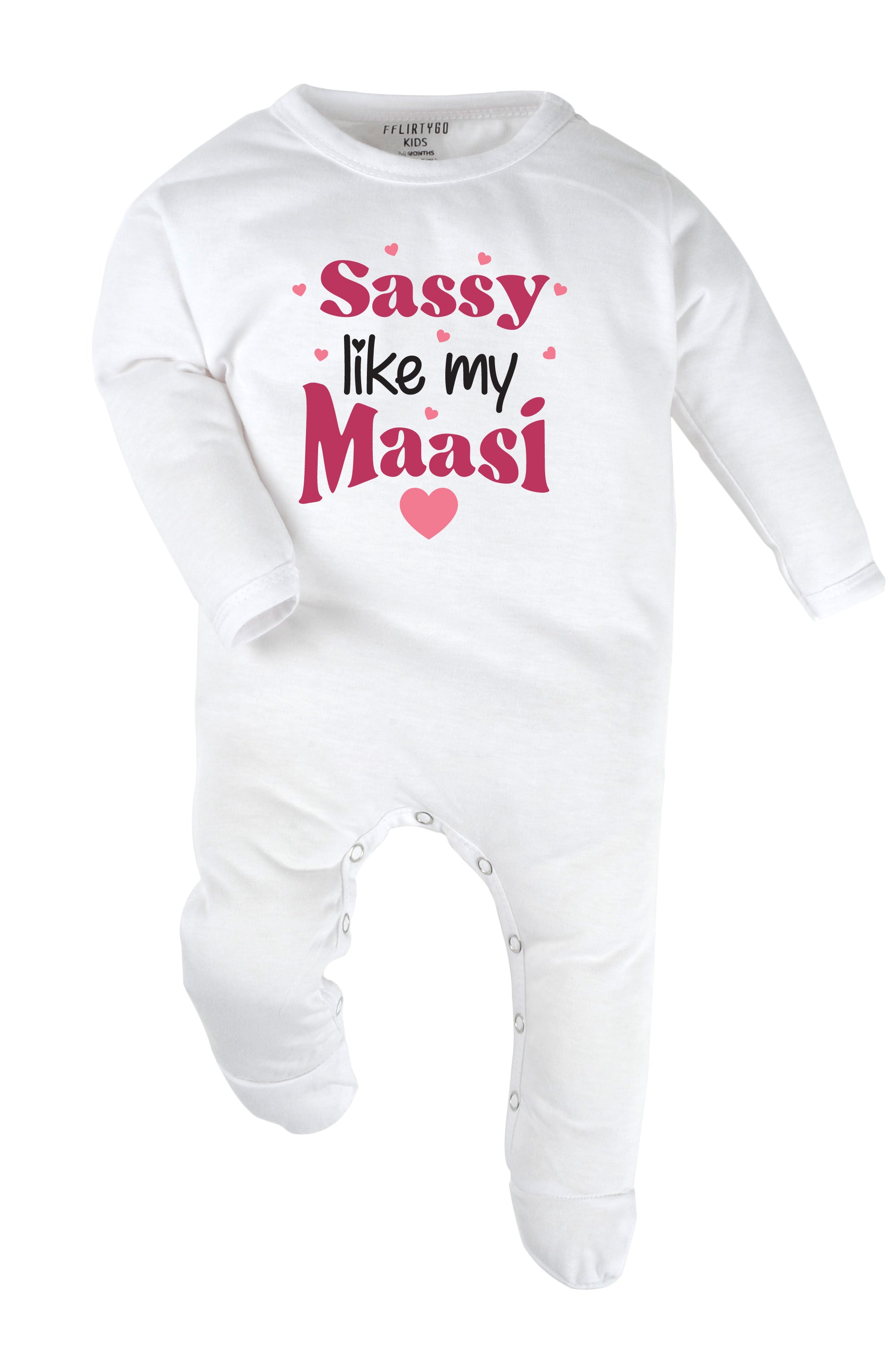 Sassy Like My Maasi Baby Romper | Onesies