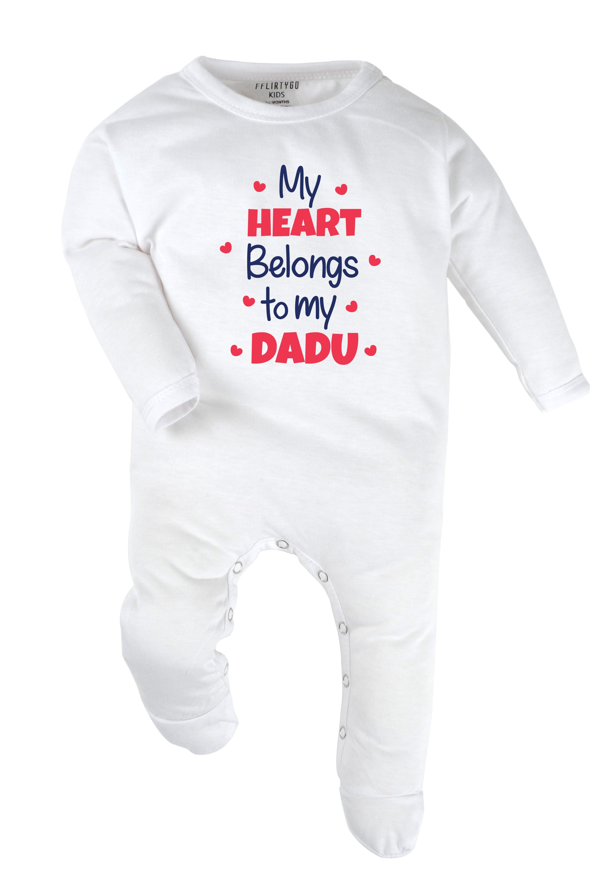 My Heart Belongs to My Dadu Baby Romper | Onesies