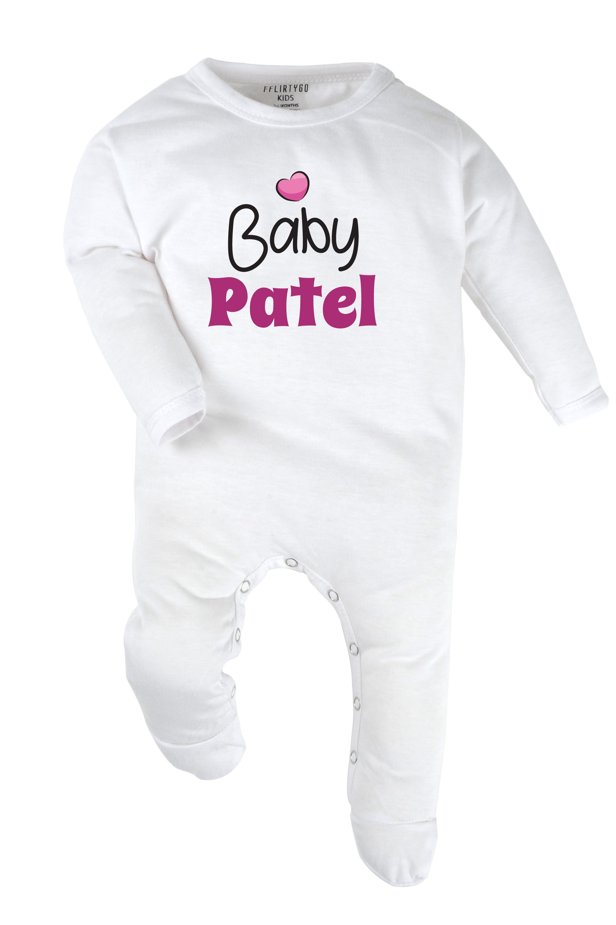 Baby (Pink) Custom Surname Baby Romper | Onesies