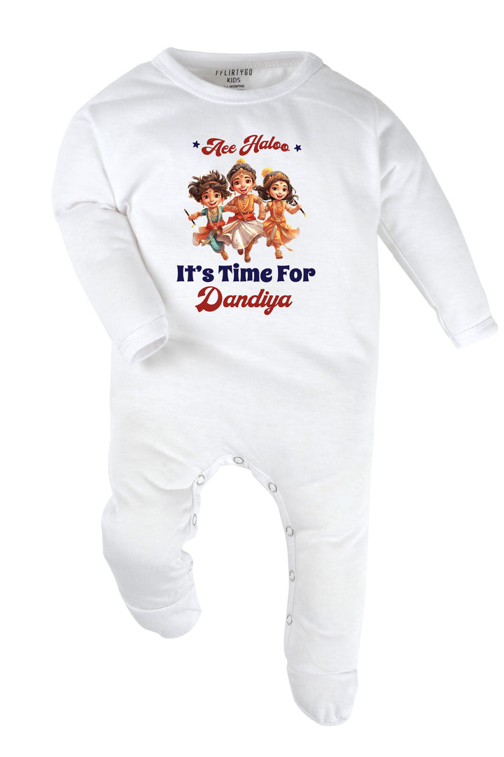 Aee Haloo It's Time For Dandiya Baby Romper | Onesies