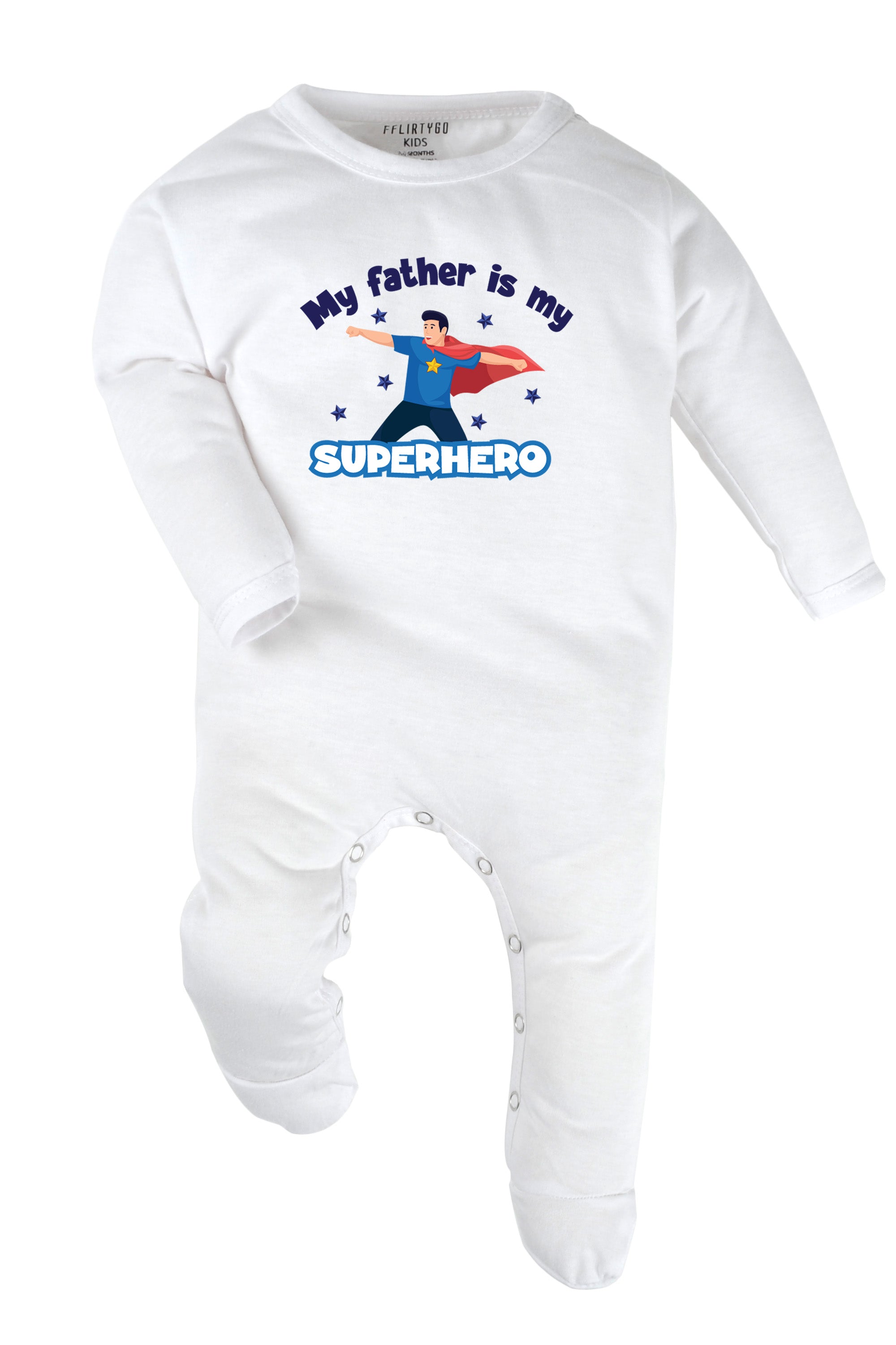 My Father Is My Superhero Baby Romper | Onesies