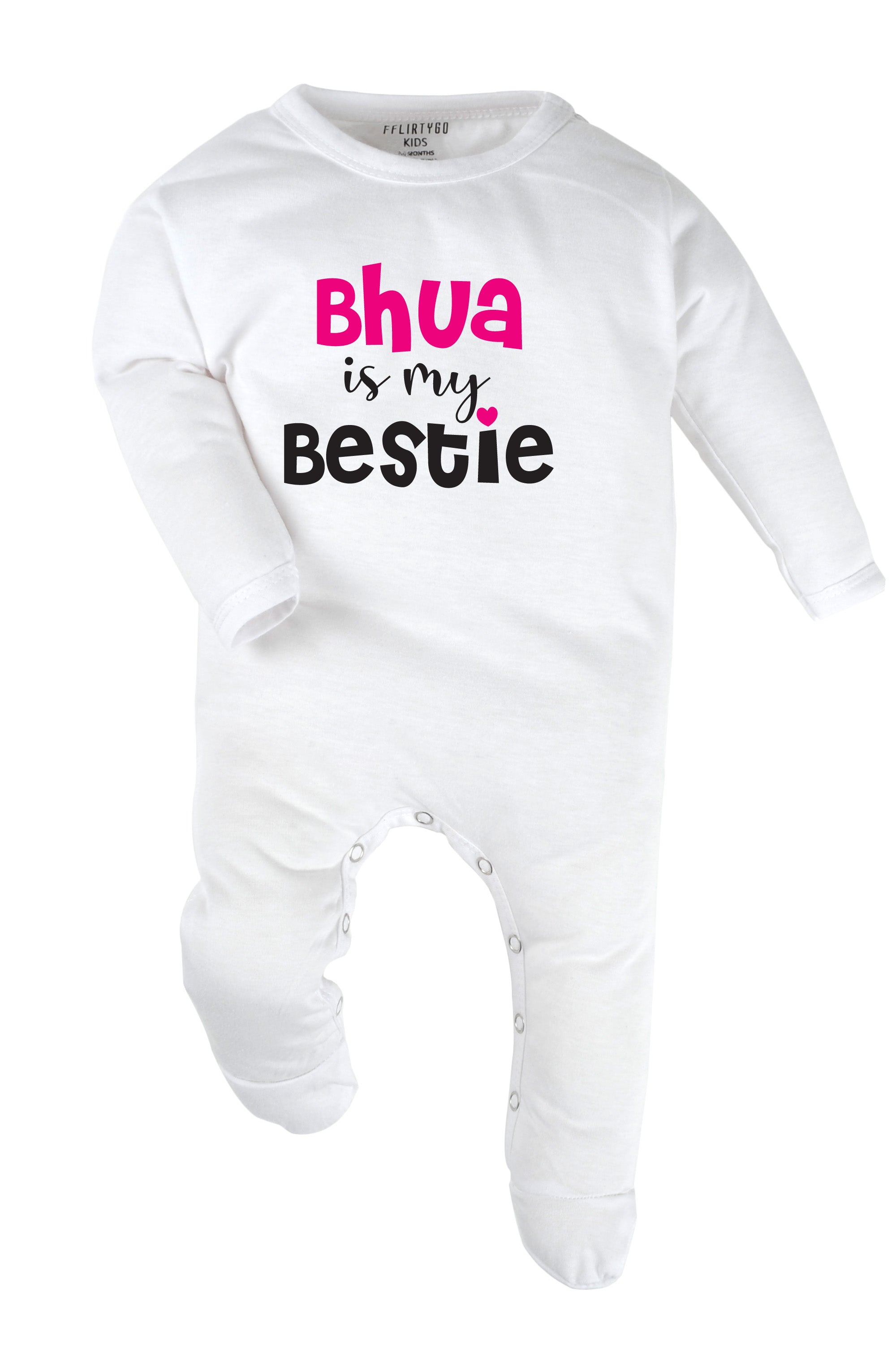 Bhua Is My Bestie Baby Romper | Onesies