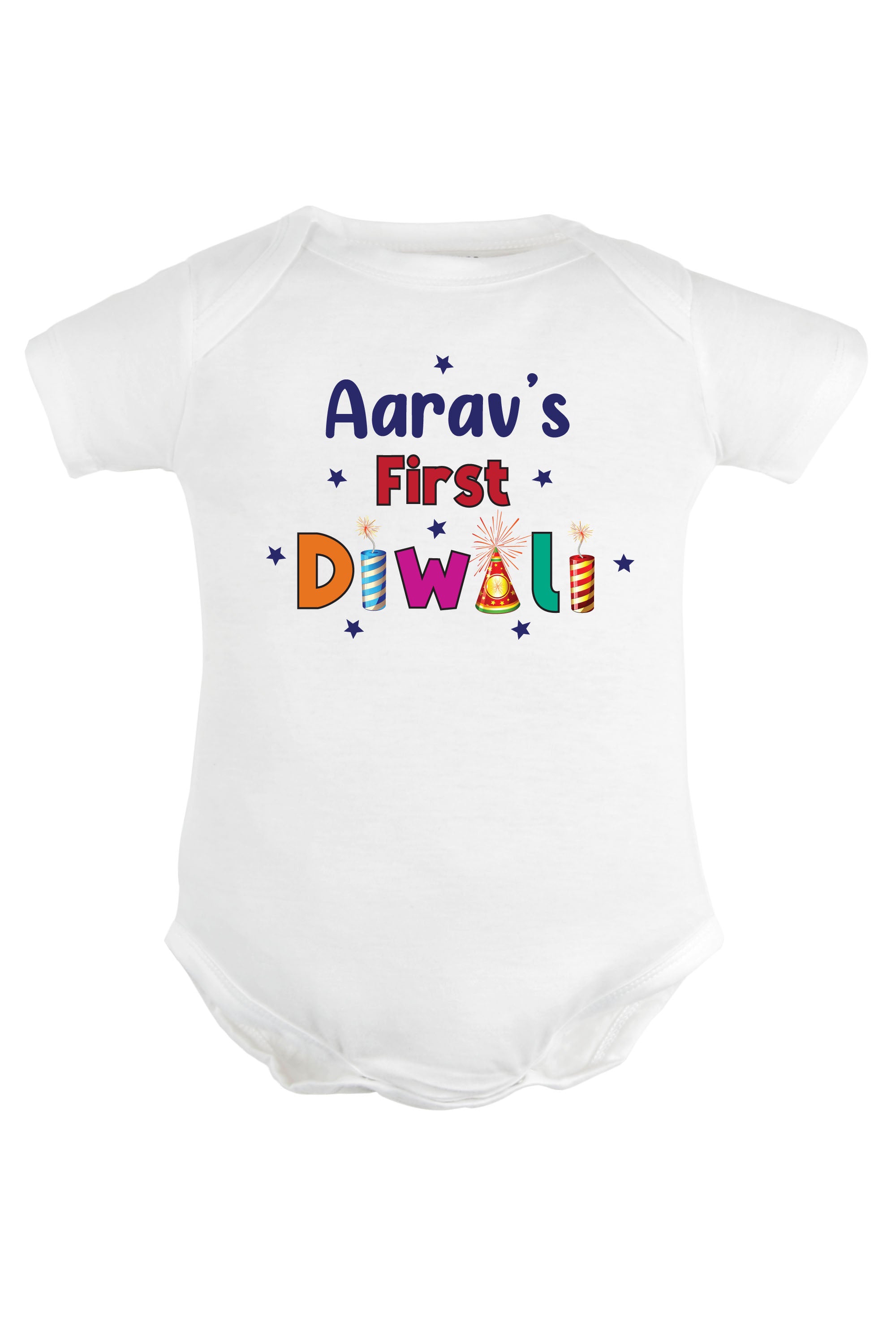 My First Diwali Baby Romper | Onesies w/ Custom Name