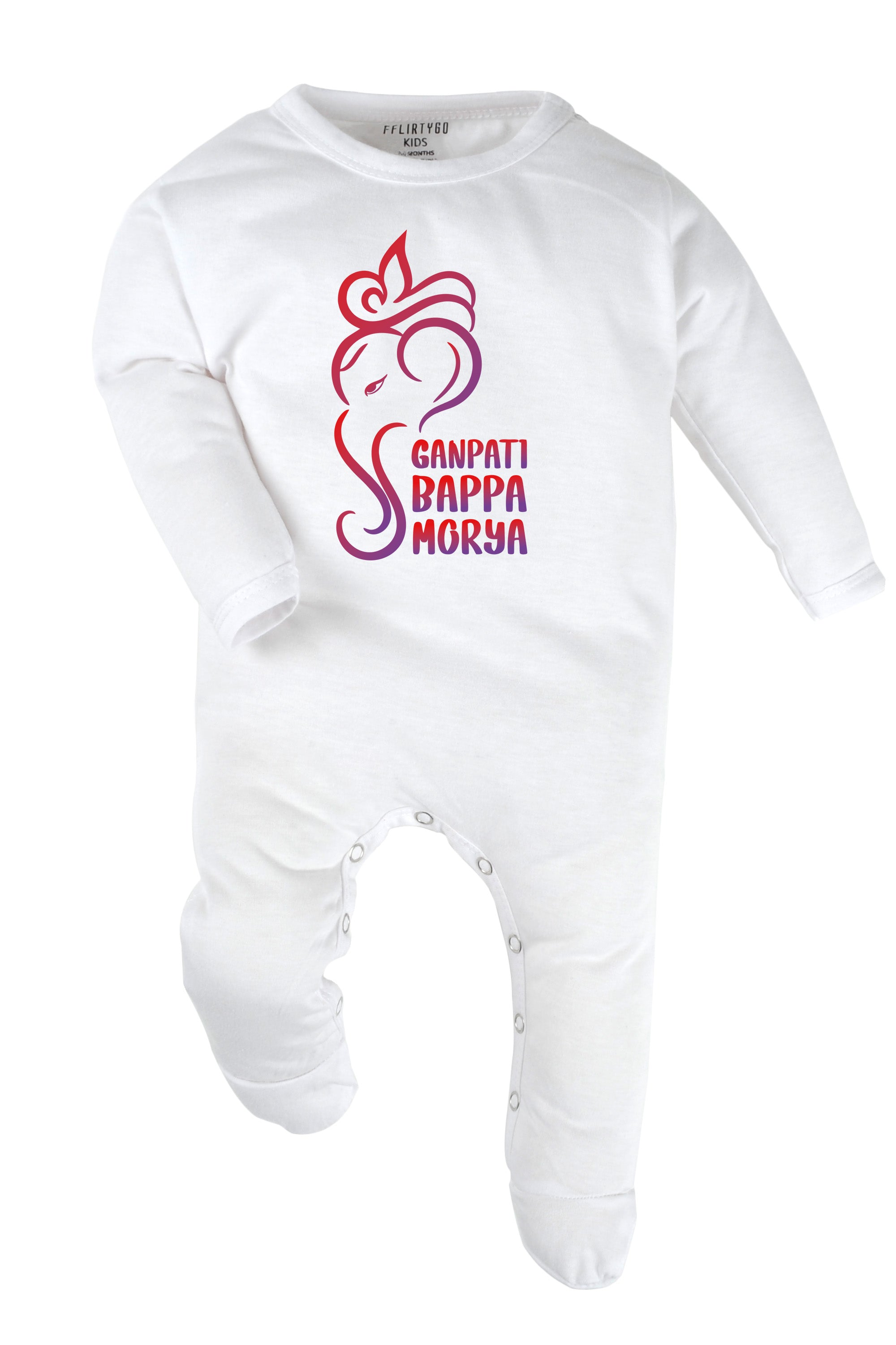 Ganpati Bappa Morya Baby Romper | Onesies