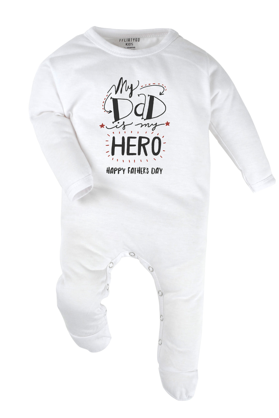 My Dad Is My Hero Baby Romper | Onesies