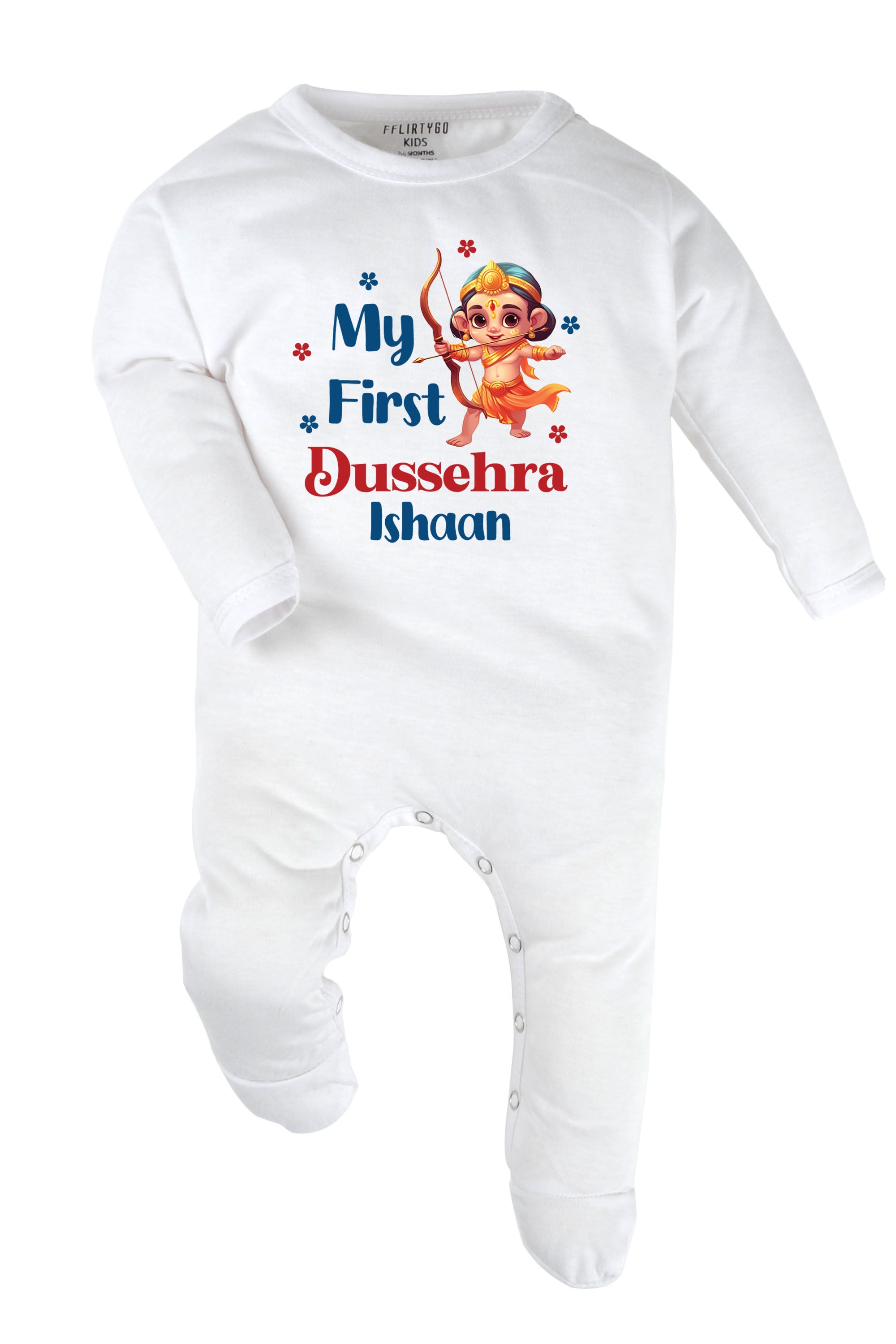 My First Dussehra Baby Romper | Onesies w/ Custom Name