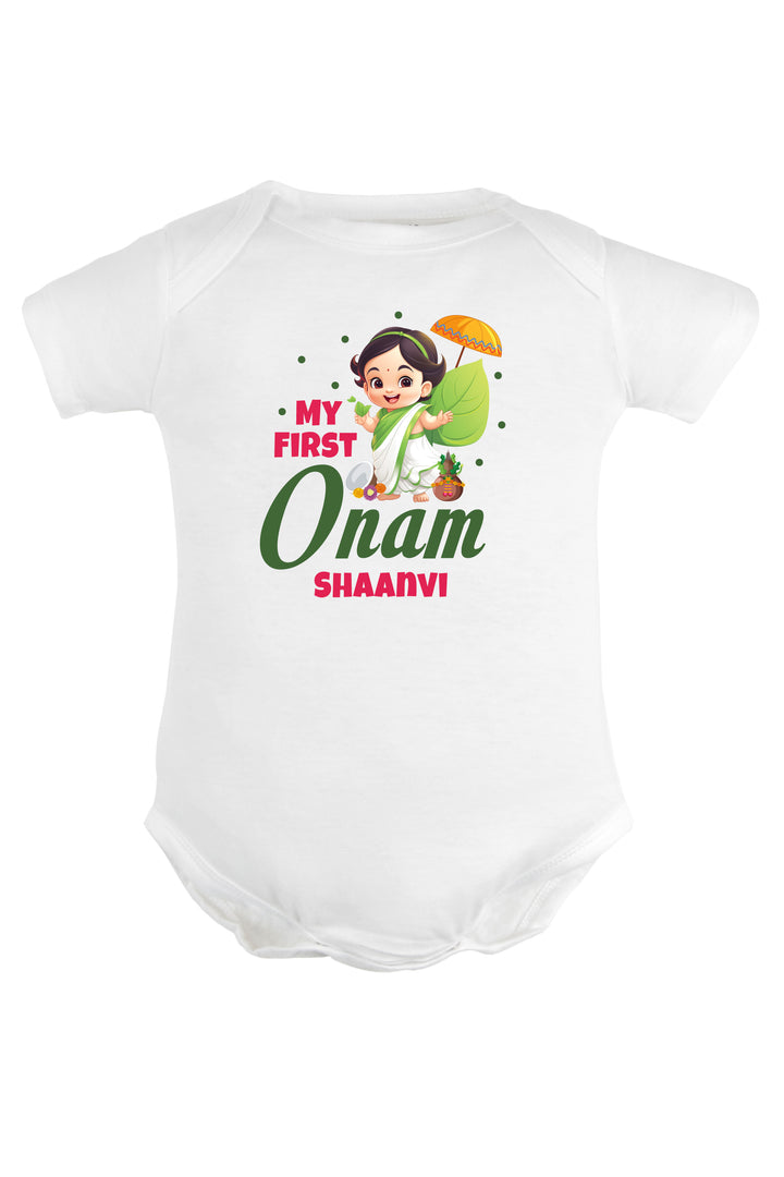 My First Onam Baby Romper | Onesies w/ Custom Name