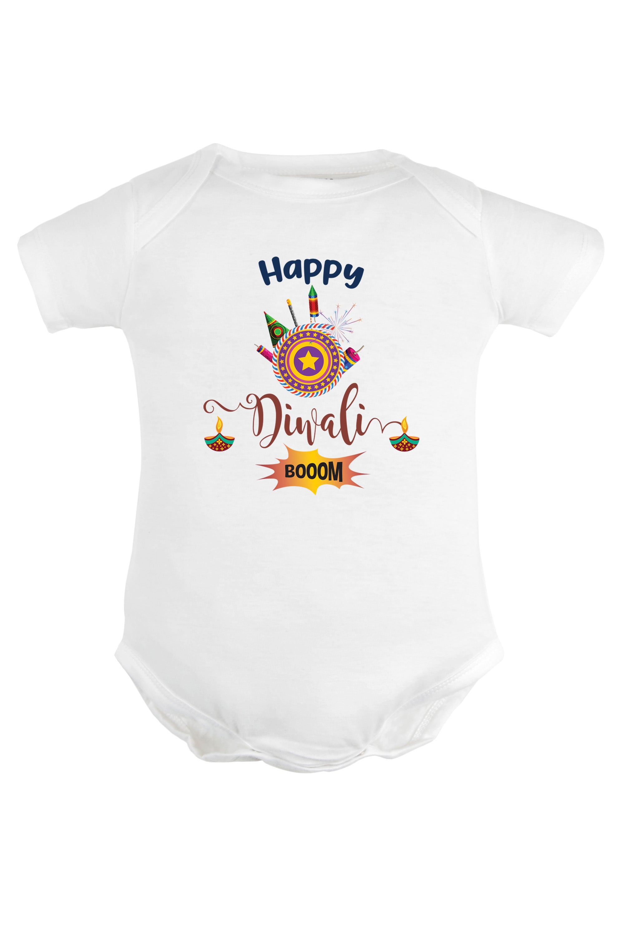 Happy Diwali Booom Baby Romper | Onesies