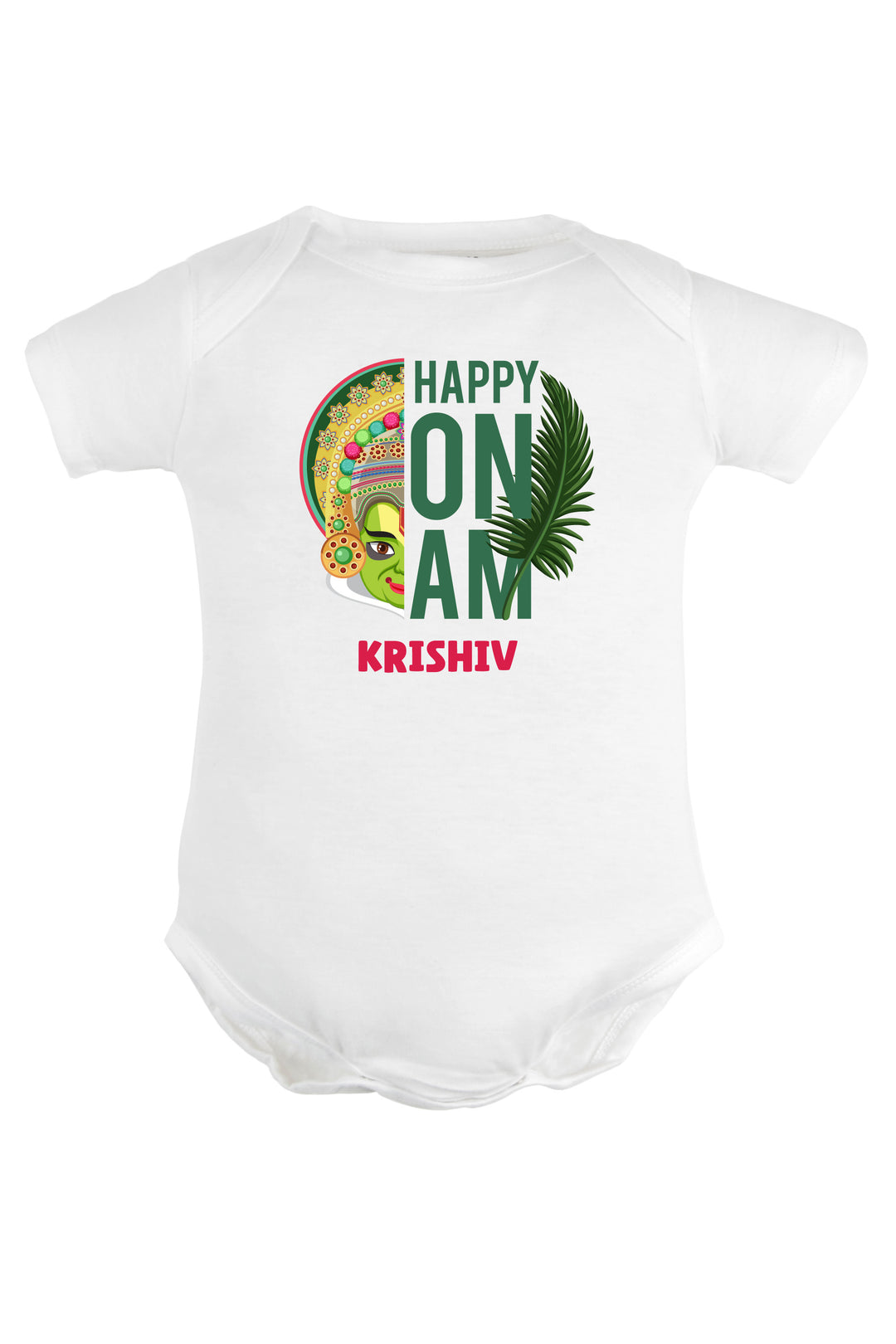 Happy Onam Baby Romper | Onesies w/ Custom Name