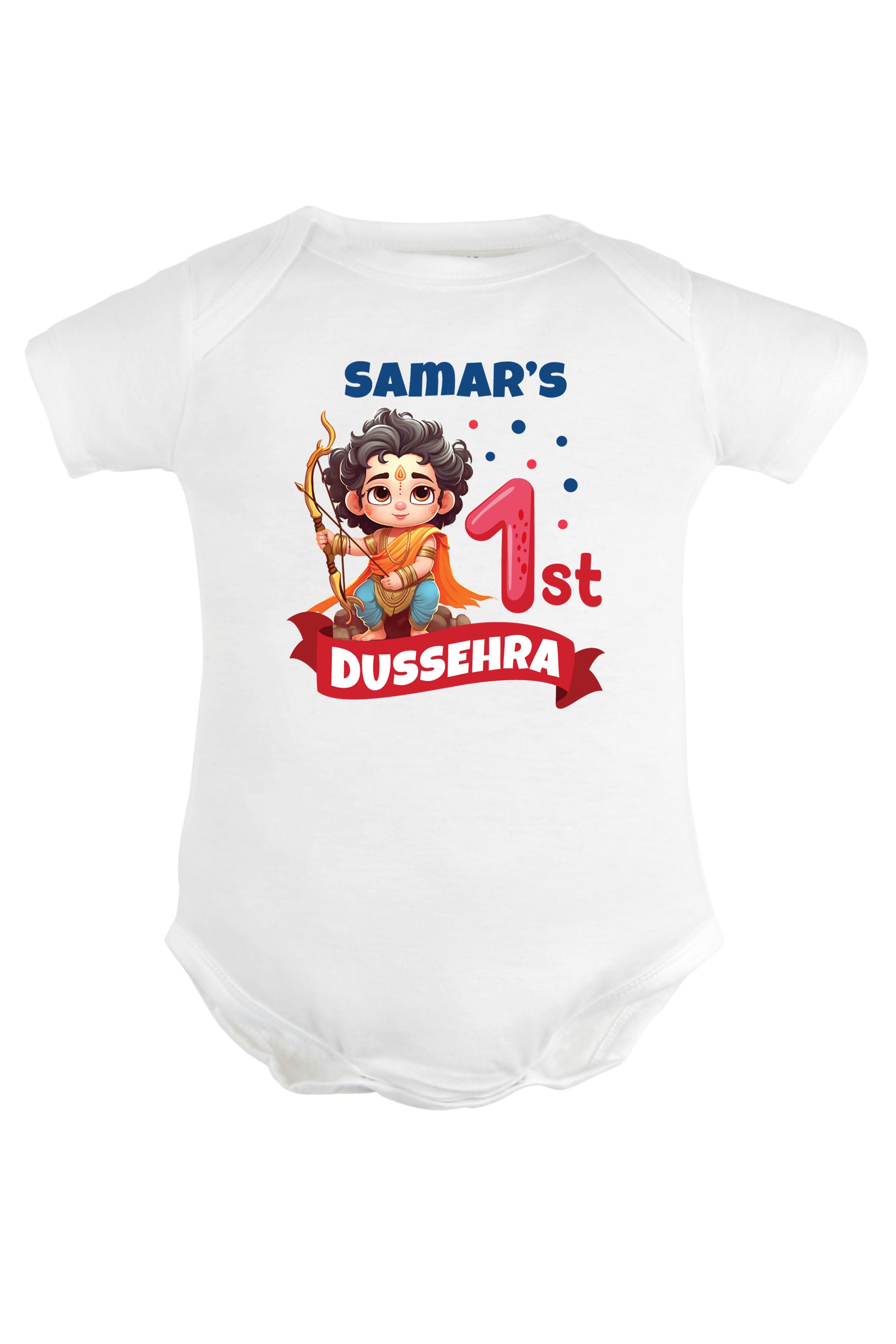 My 1st Dussehra Baby Romper | Onesies w/ Custom Name