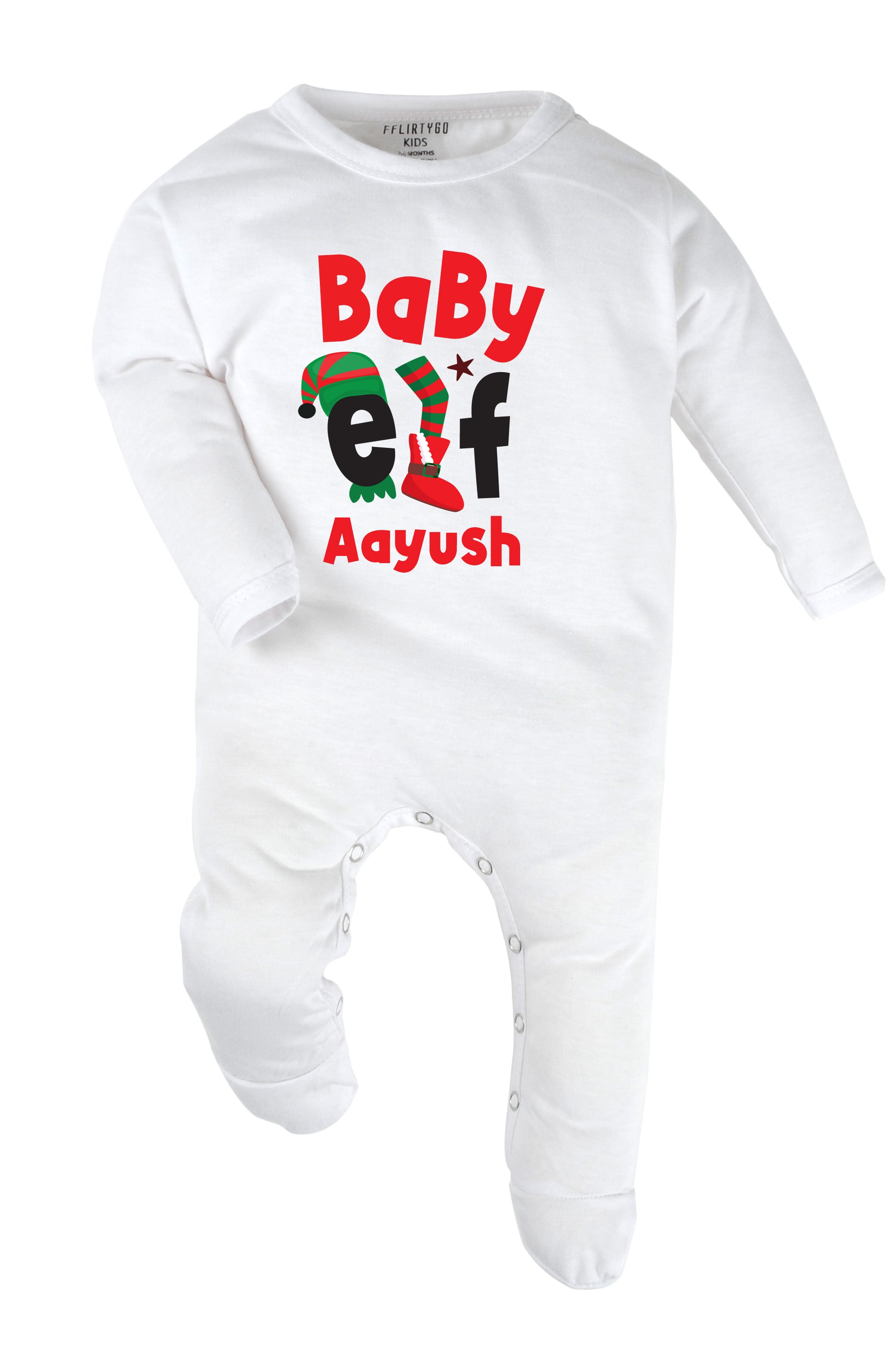 Baby elf Baby Romper | Onesies w/ Custom Name