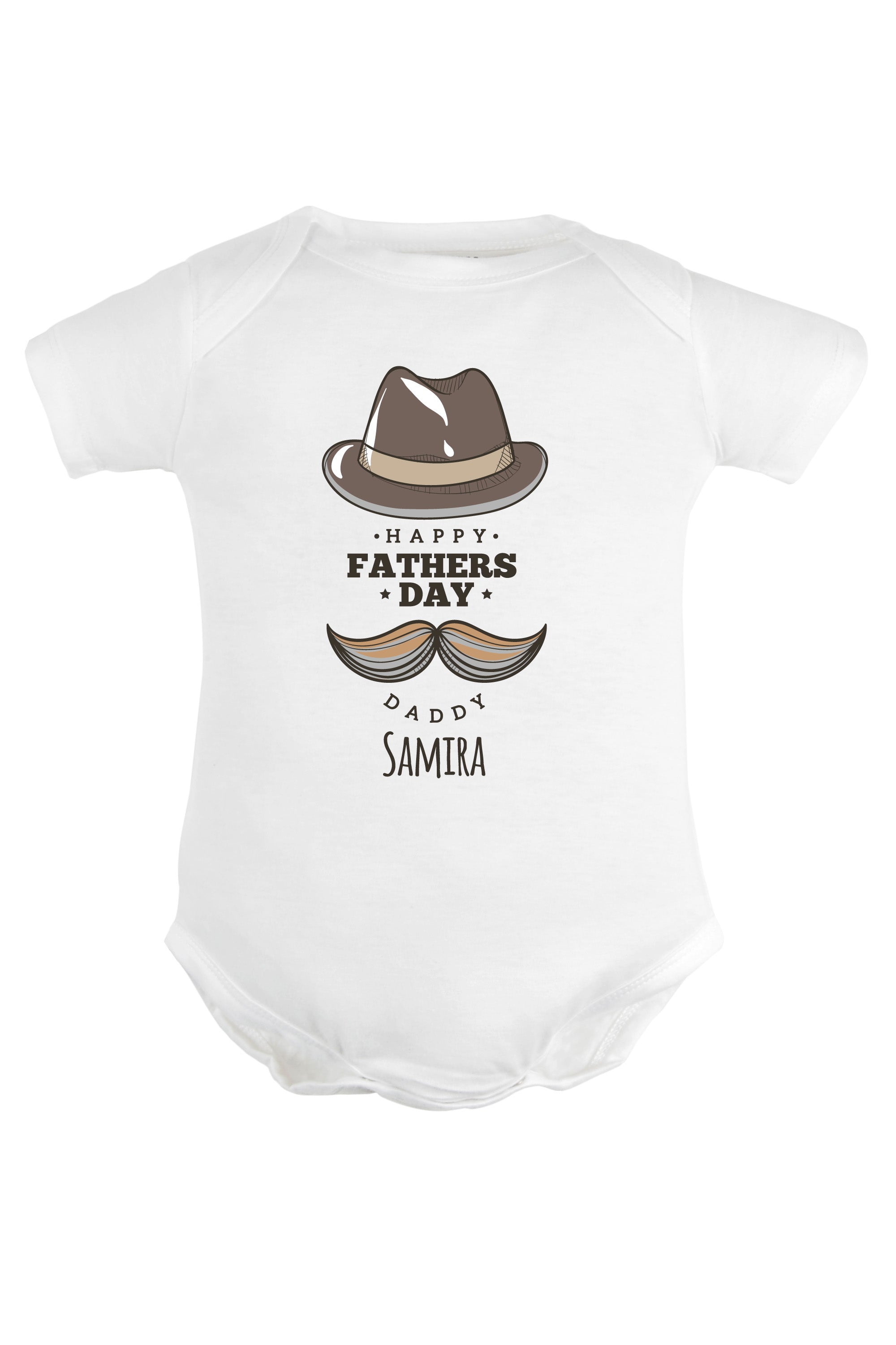 Happy Father's Day Daddy Baby Romper | Onesies w/ Custom Name