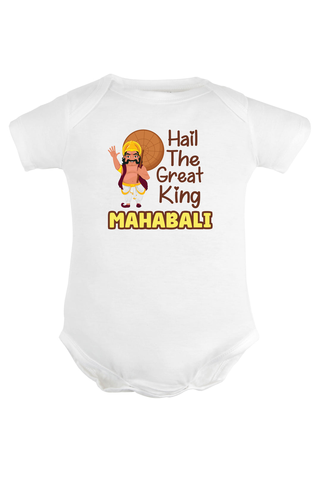 Hail The Great King Mahabali Baby Romper | Onesies