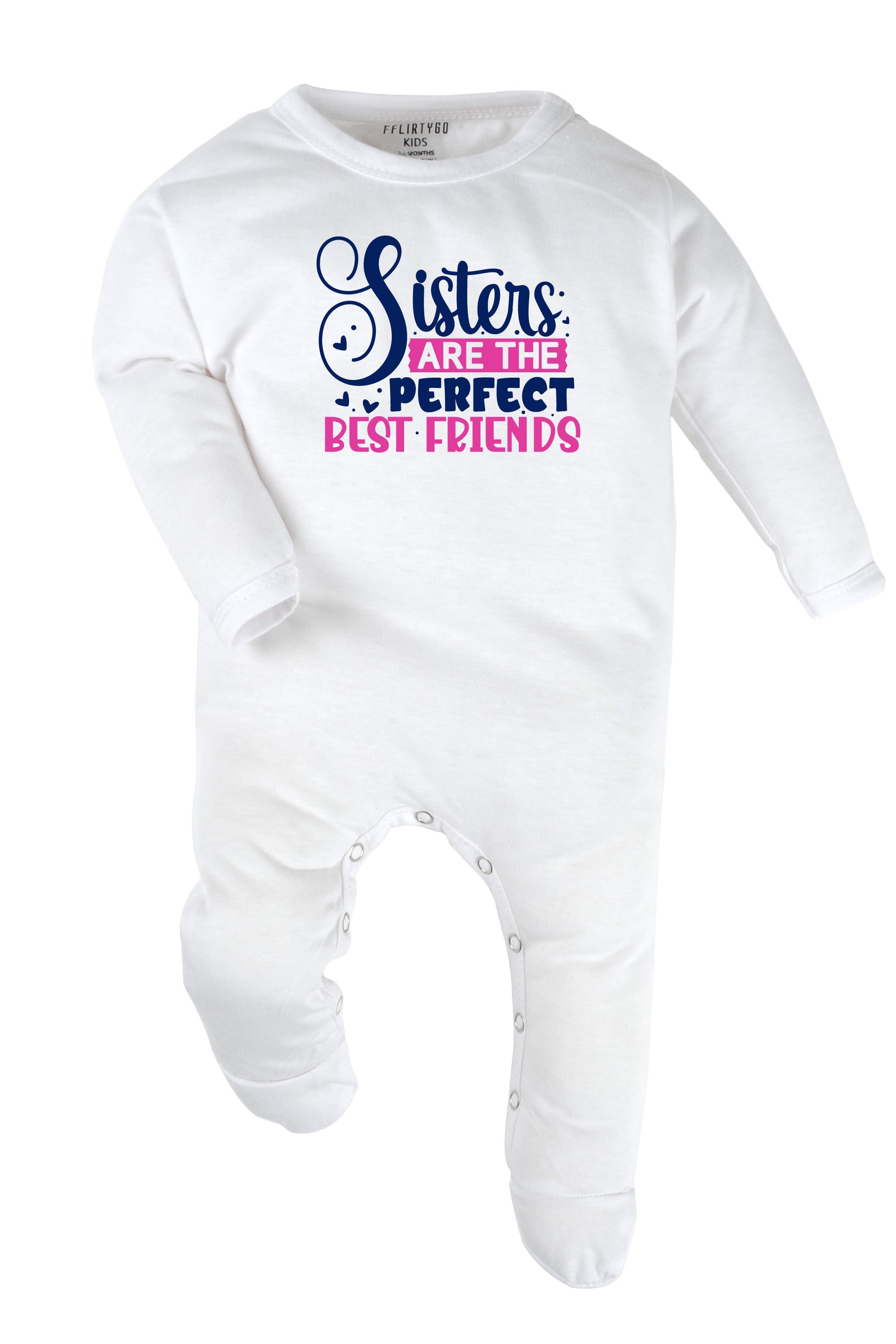 Sisters Are The Perfect Best Friends Baby Romper | Onesies