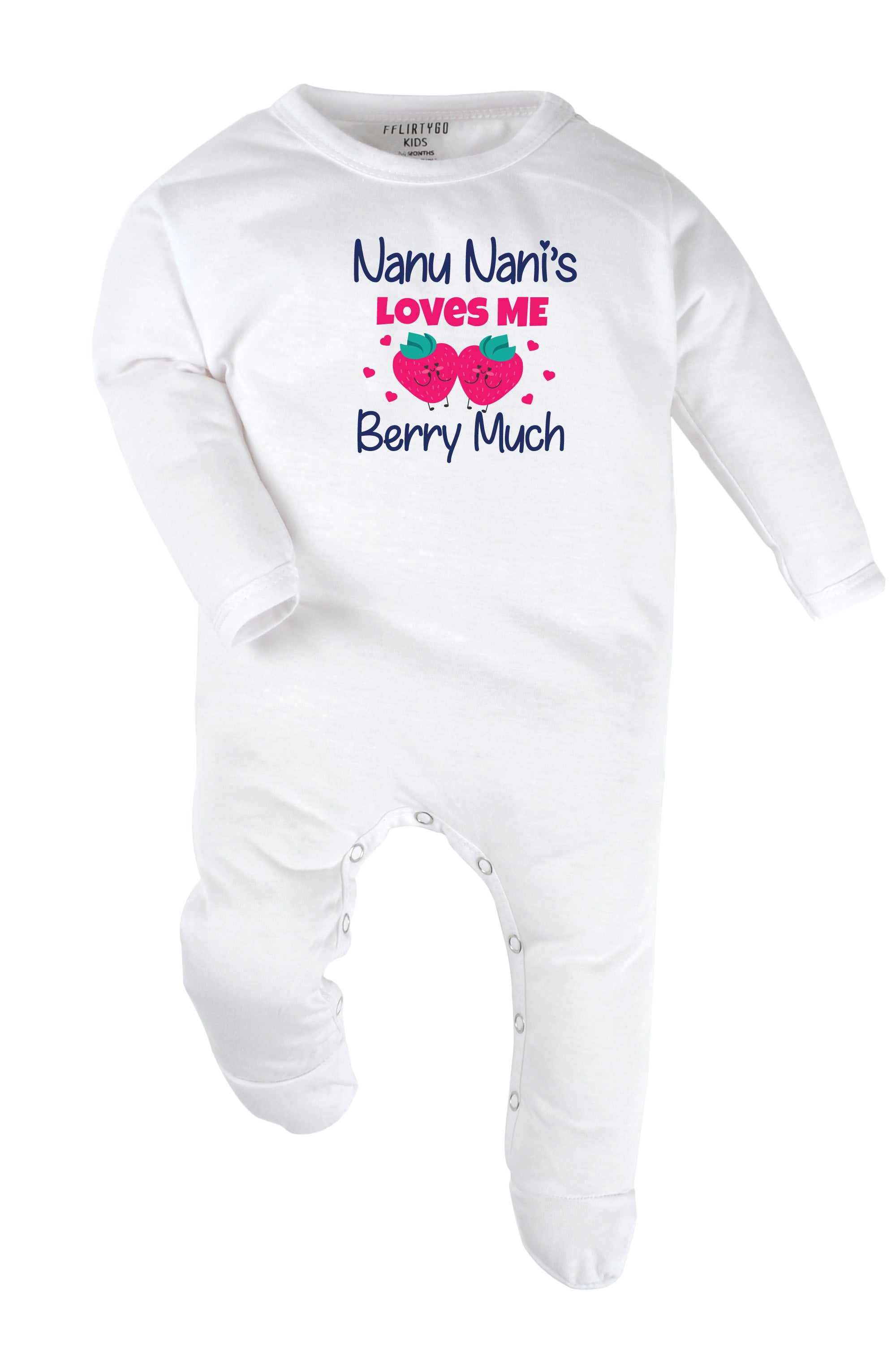 Nanu Nani Love Me Berry Much Baby Romper | Onesies