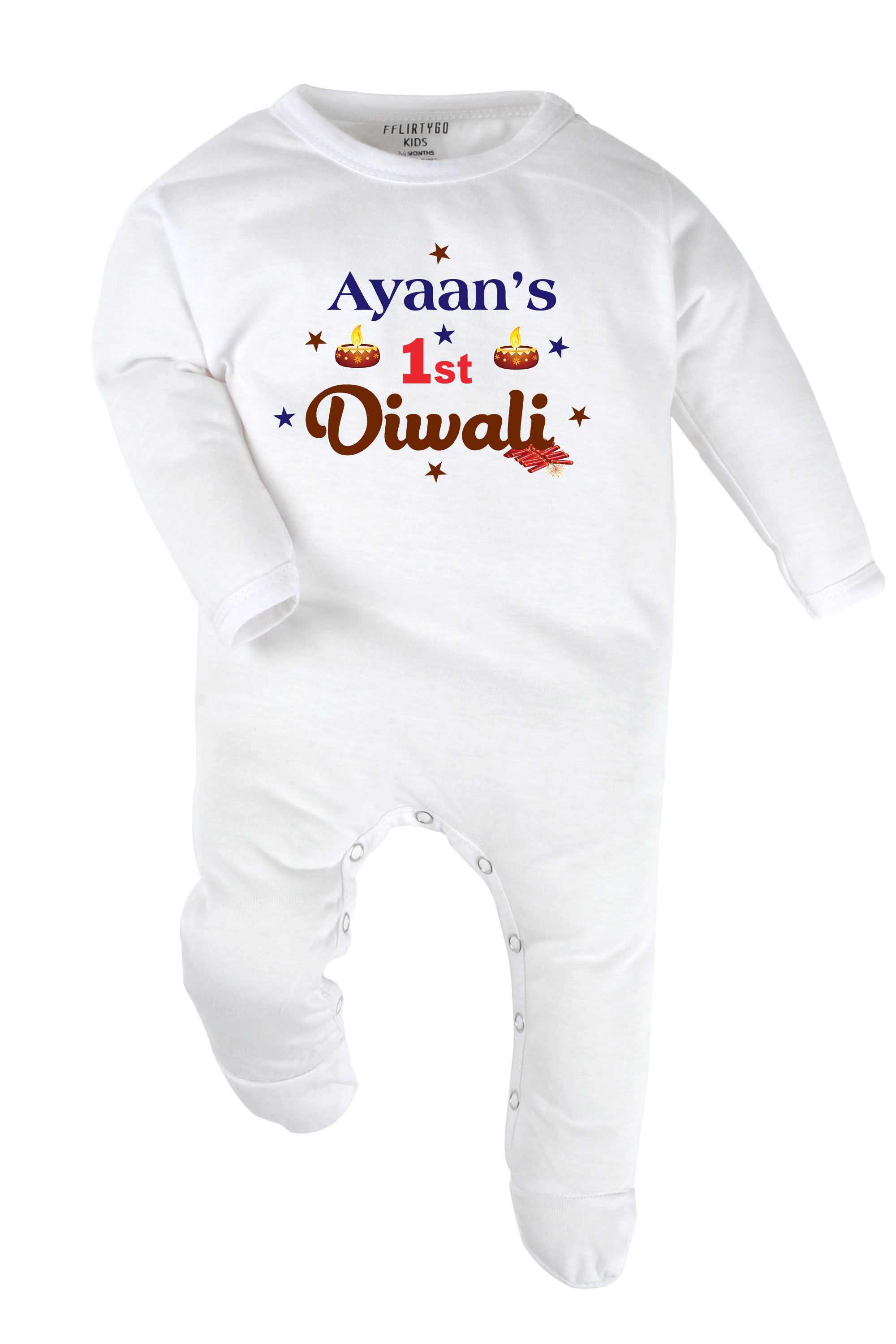 My 1st Diwali Baby Romper | Onesies w/ Custom Name