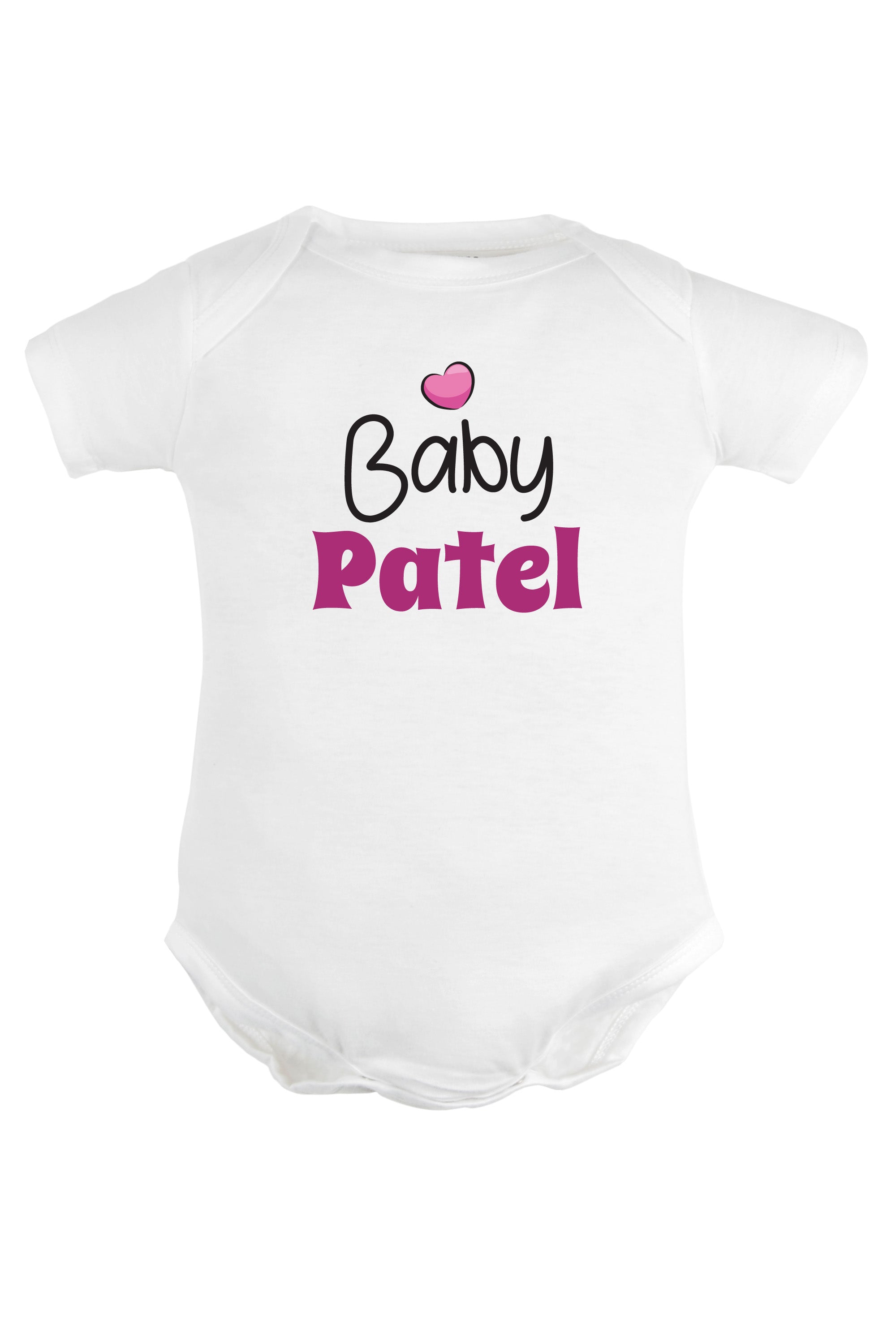 Baby (Pink) Custom Surname Baby Romper | Onesies