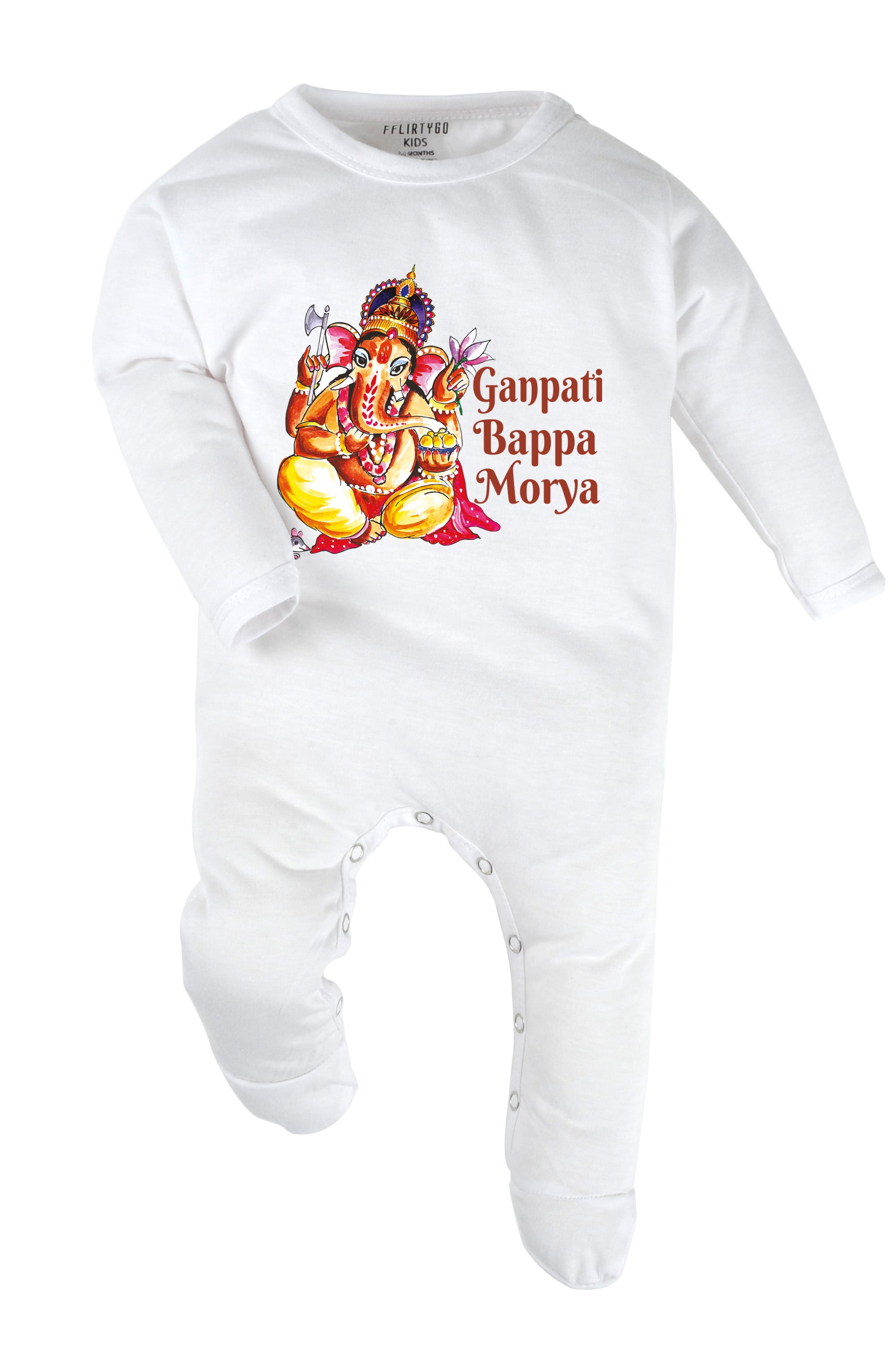 Ganpati Bappa Morya Baby Romper | Onesies