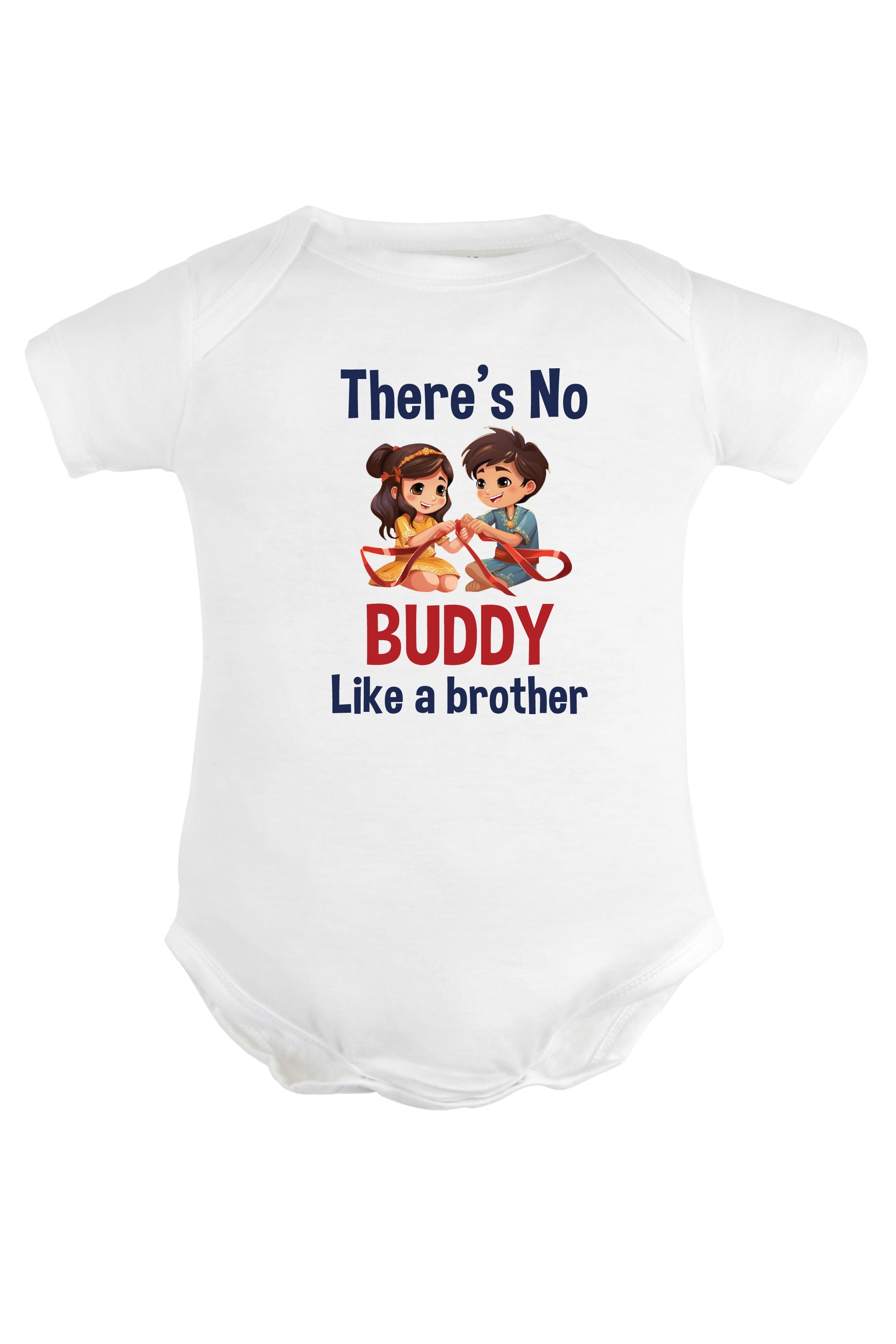 There's No Buddy Like a Brother Baby Romper | Onesies