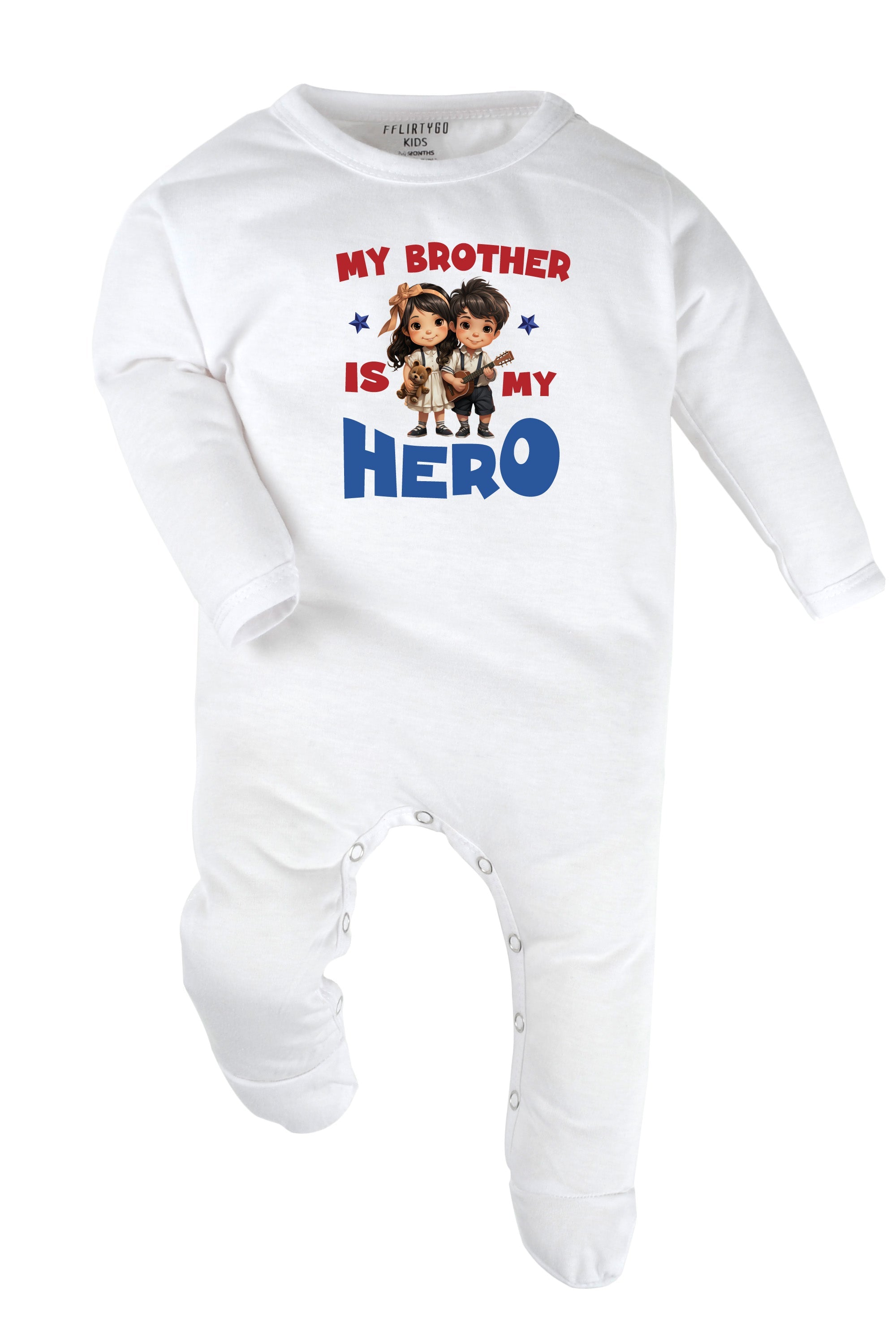 My Brother Is My Hero Baby Romper | Onesies