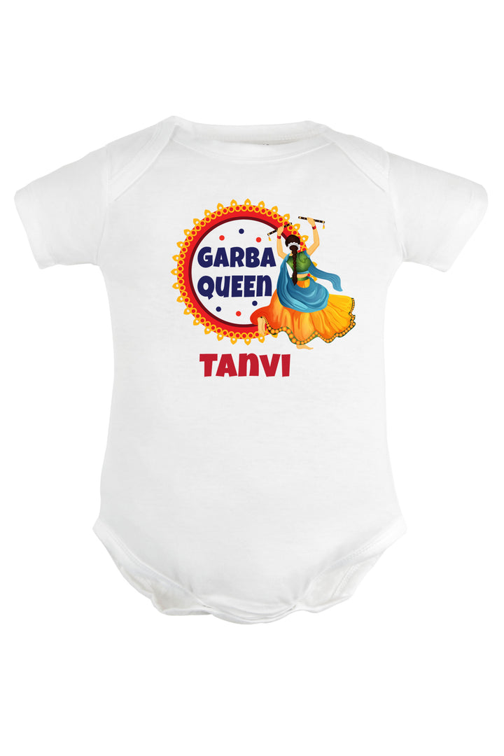 Garba Queen Baby Romper | Onesies w/ Custom Name