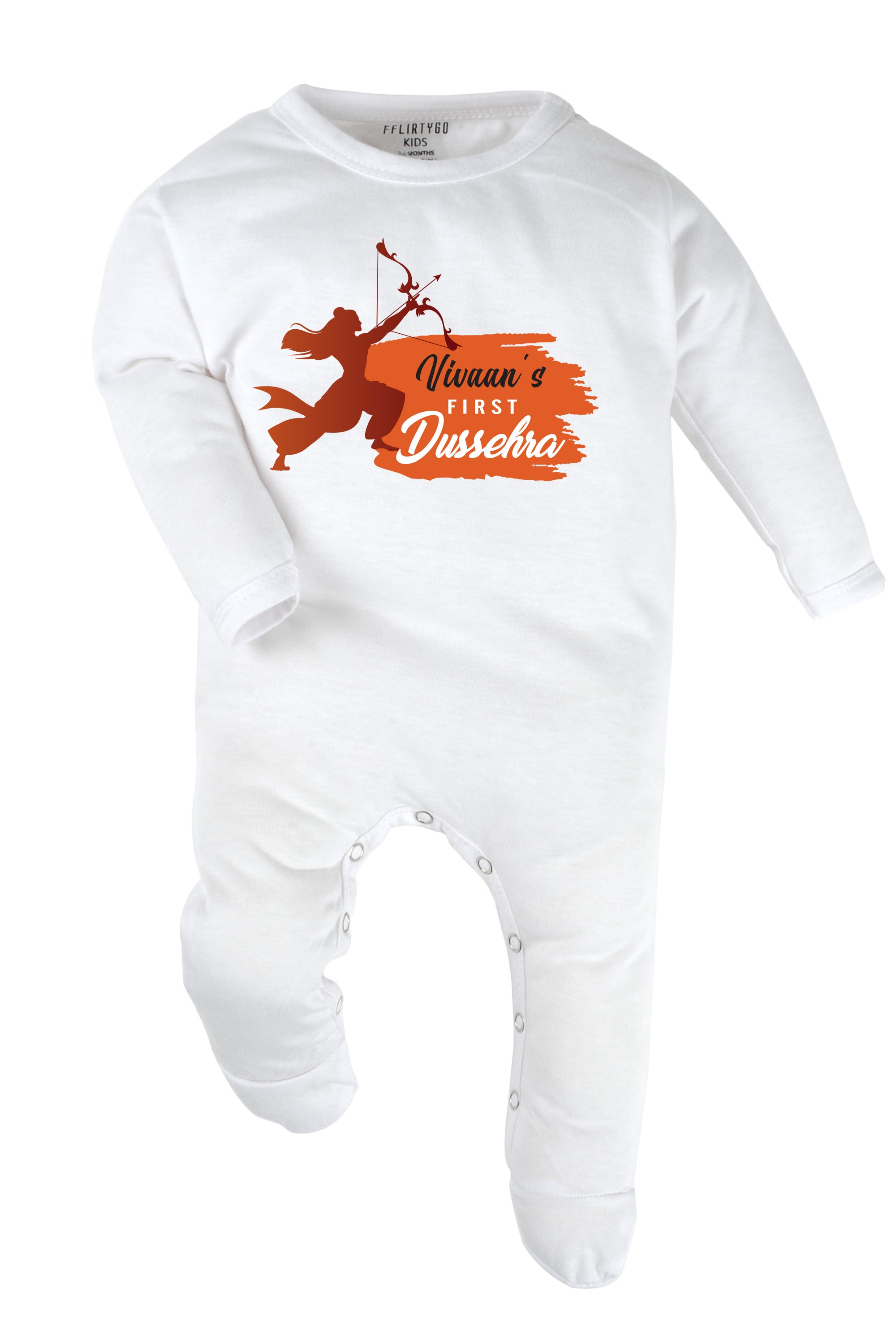 My First Dussehra Baby Romper | Onesies w/ Custom Name