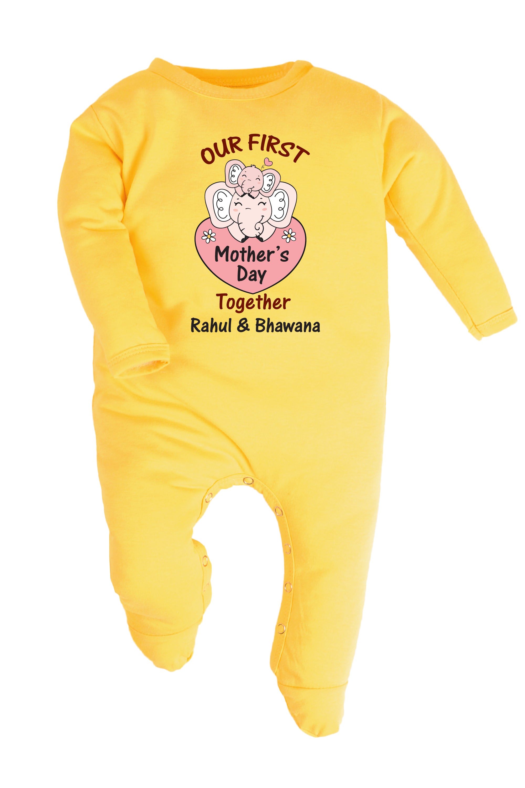 Our First Mother's Day Together Baby Romper | Onesies w/ Custom Name