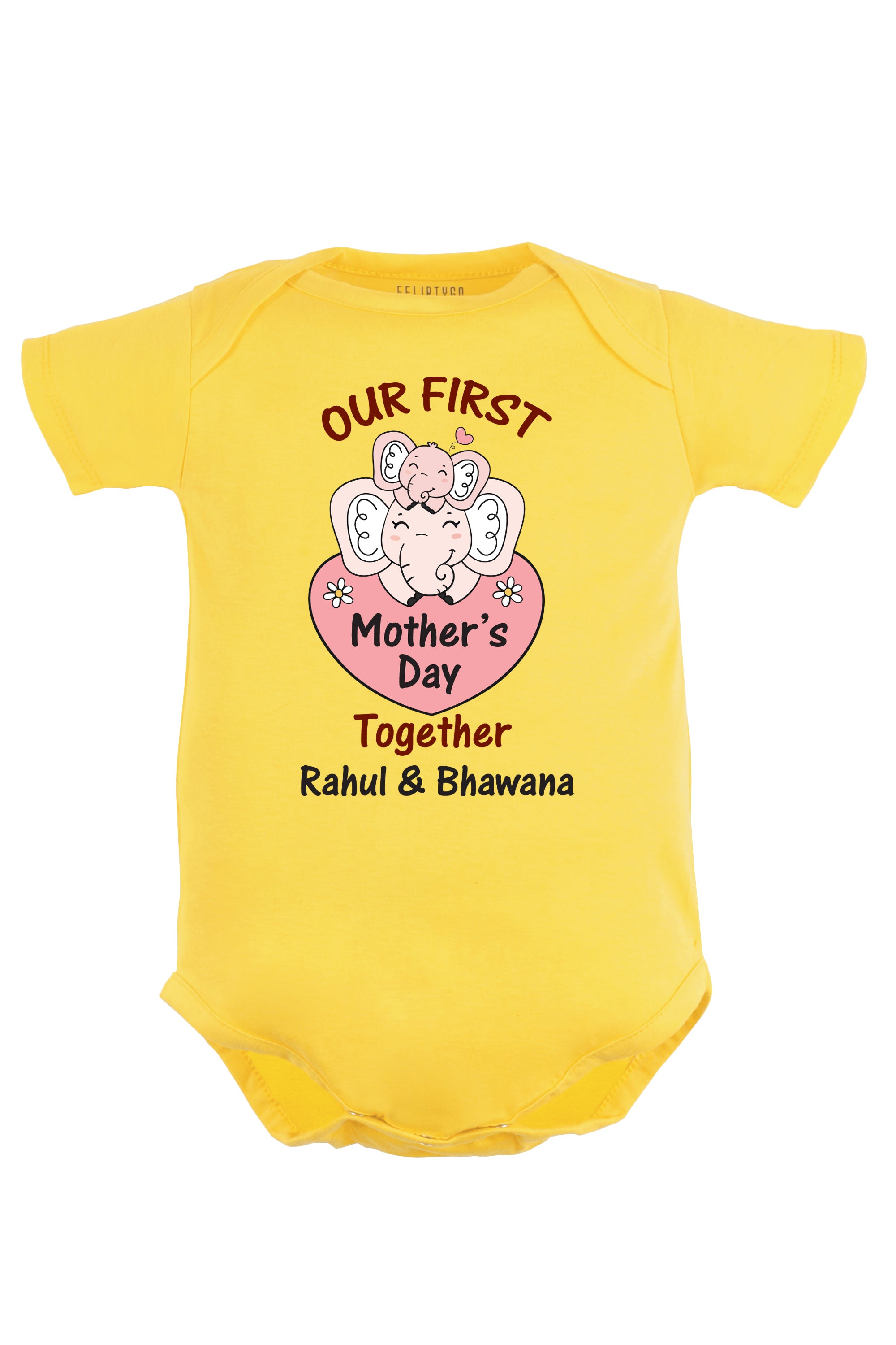 Our First Mother's Day Together Baby Romper | Onesies w/ Custom Name