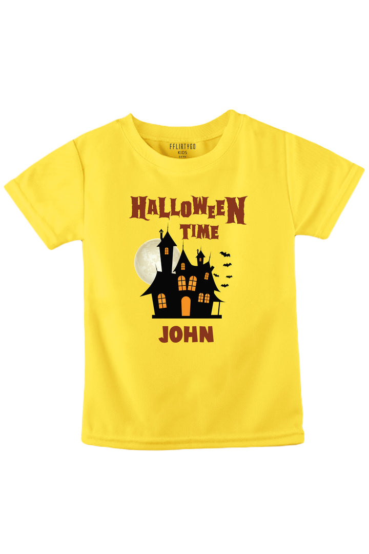 Halloween Time Kids T Shirt w/ Custom Name