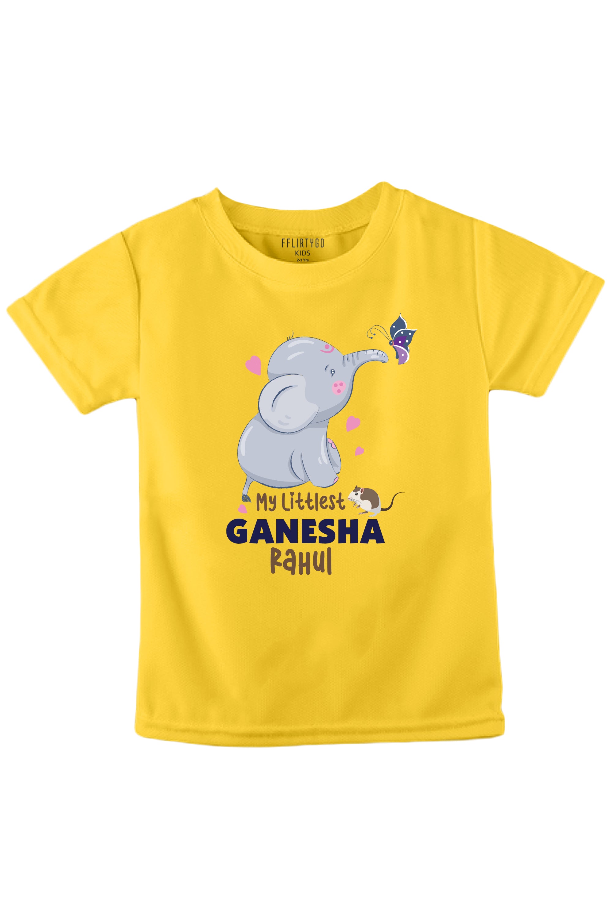 My littlest Ganesha Kids T Shirt w/ Custom Name