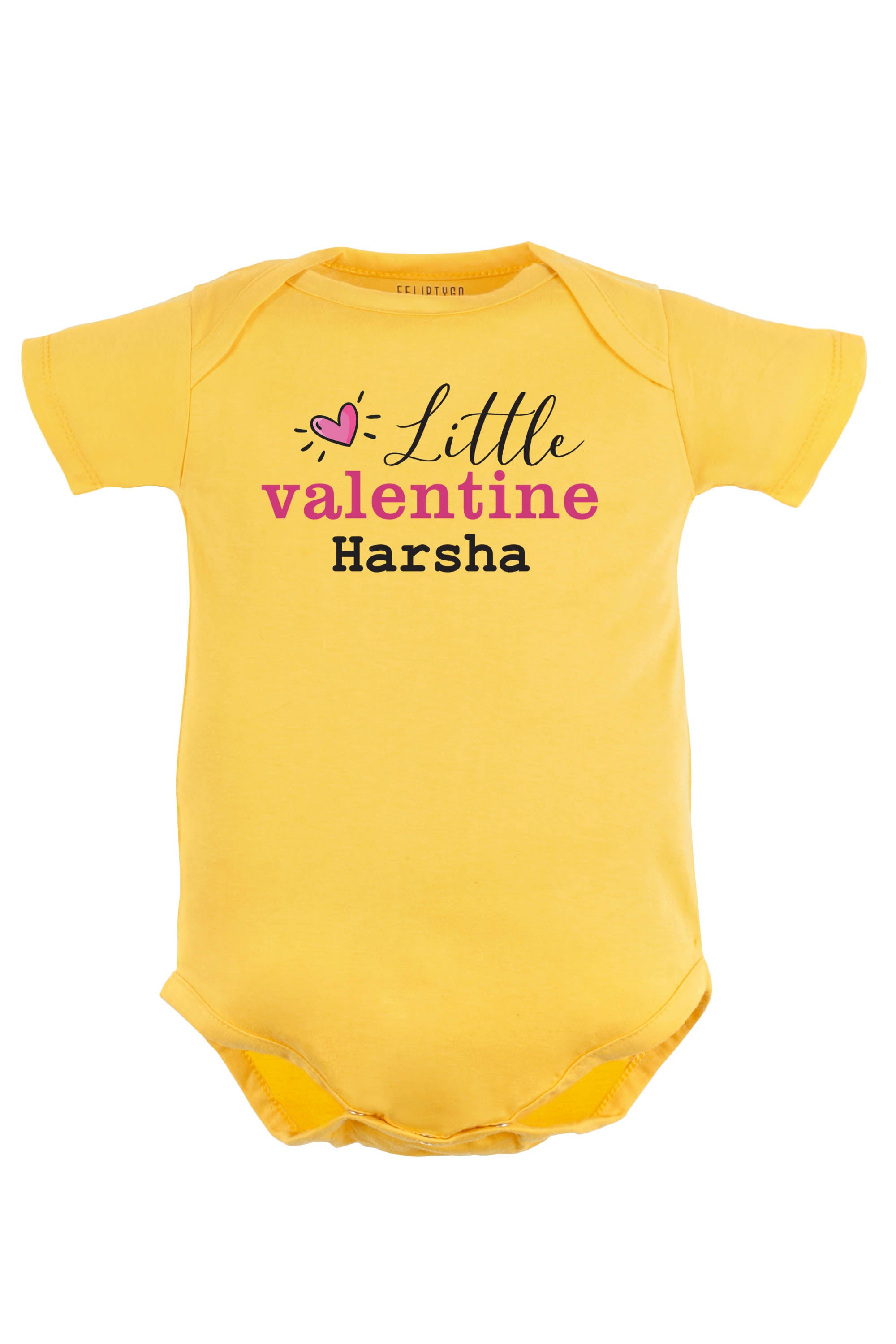 Little Valentine Baby Romper | Onesies w/ Custom Name