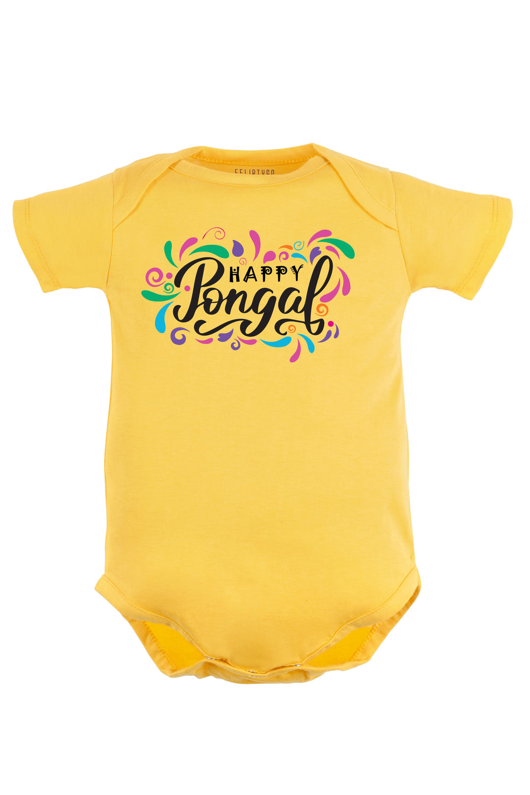 Happy Pongal Splash Baby Romper | Onesies