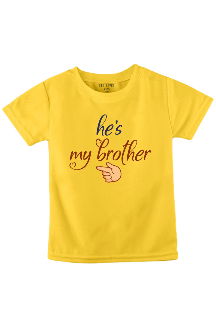 He Is My Brother KIDS T SHIRT