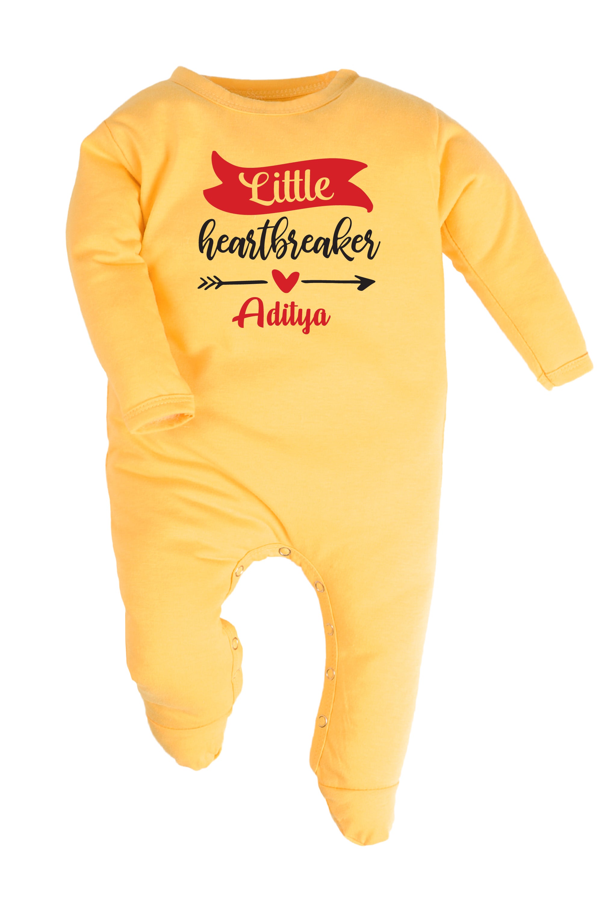 Little Heart Breaker Baby Romper | Onesies w/ Custom Name