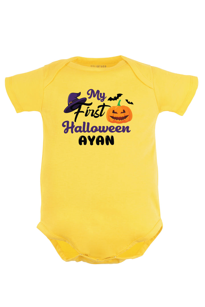 My First Halloween Baby Romper | Onesies w/ Custom Name