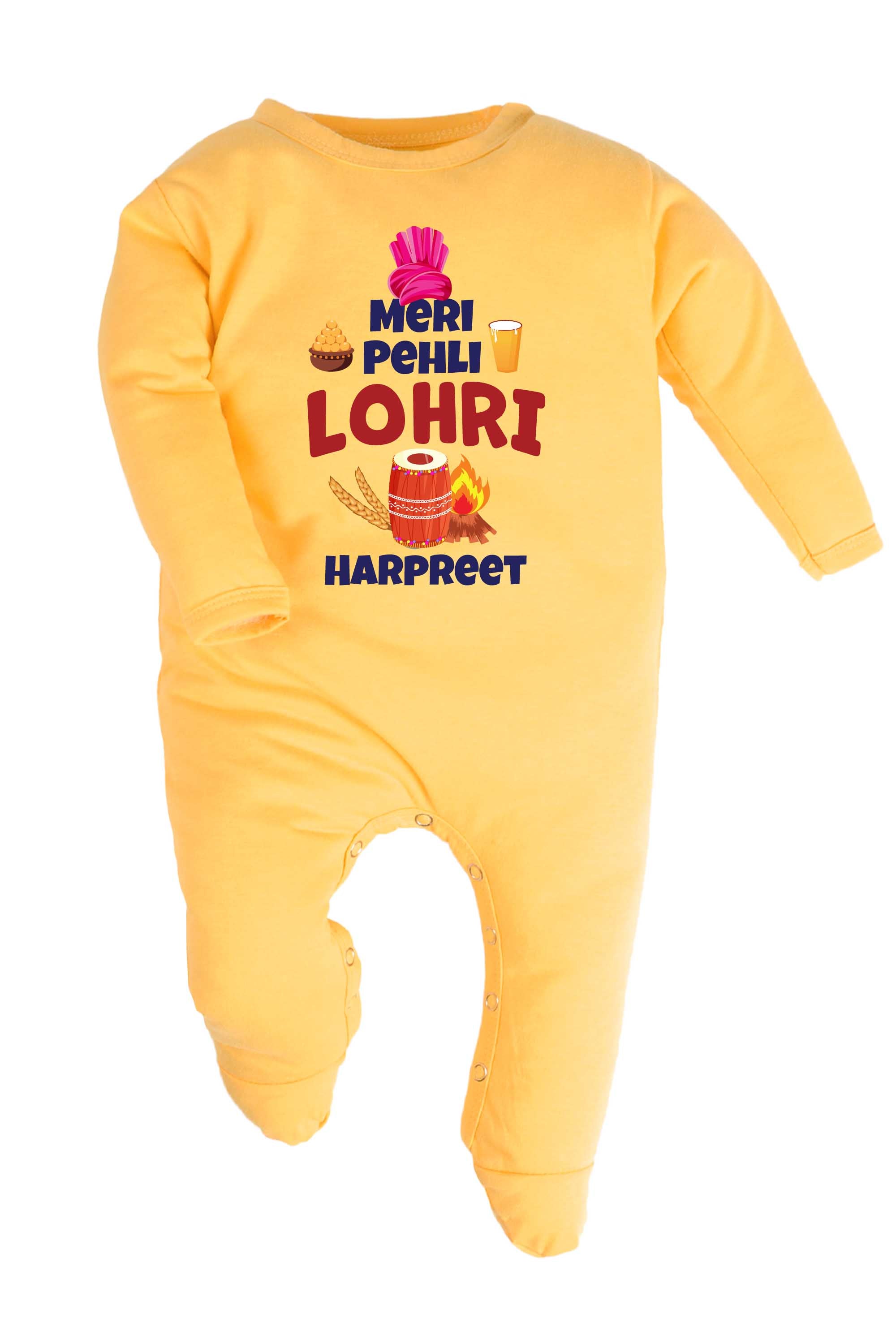 Meri Pehli Lohri Baby Romper | Onesies w/ Custom Name