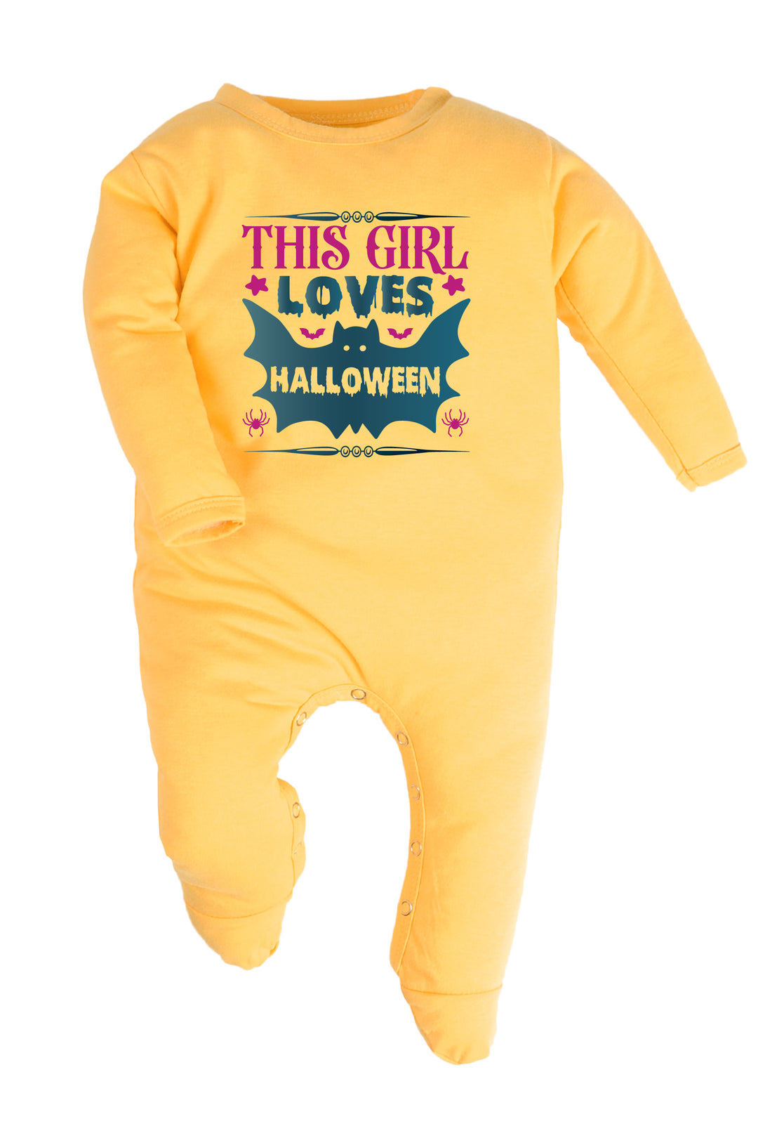 This Girl Loves Halloween Baby Romper | Onesies