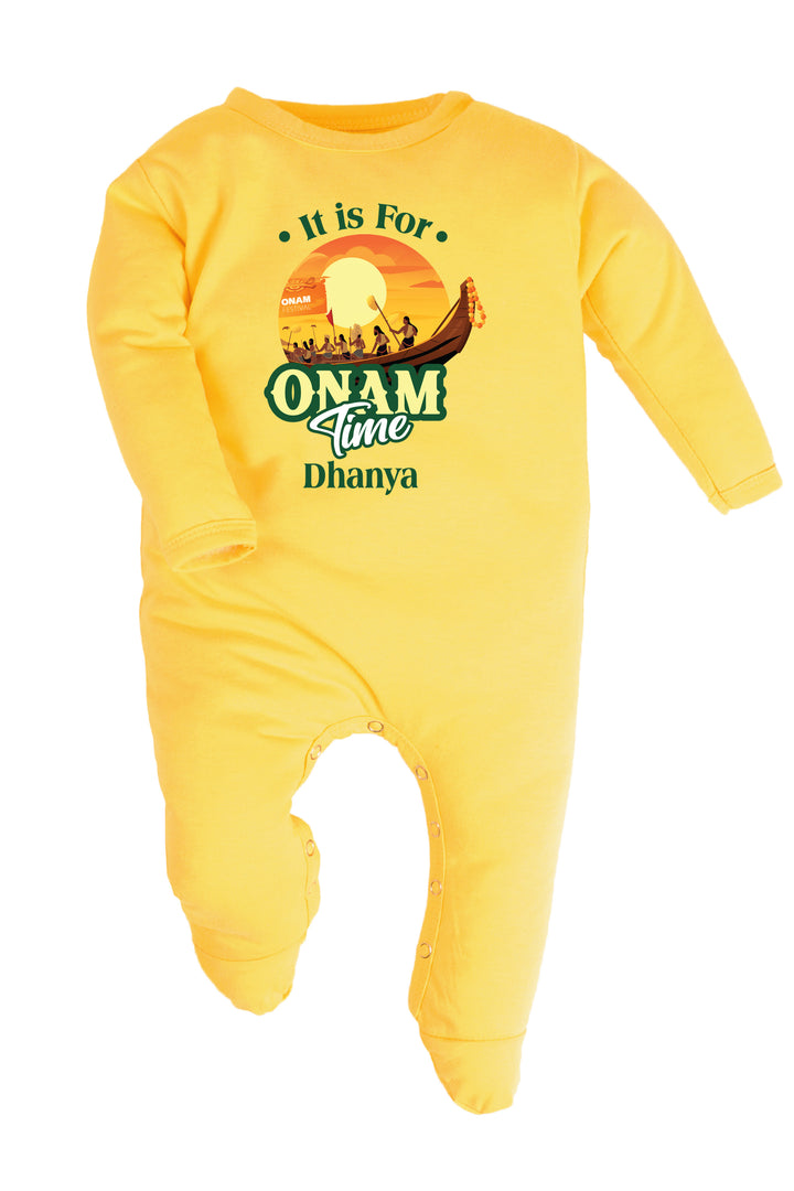 It Is For Onam Time Baby Romper | Onesies w/ Custom Name