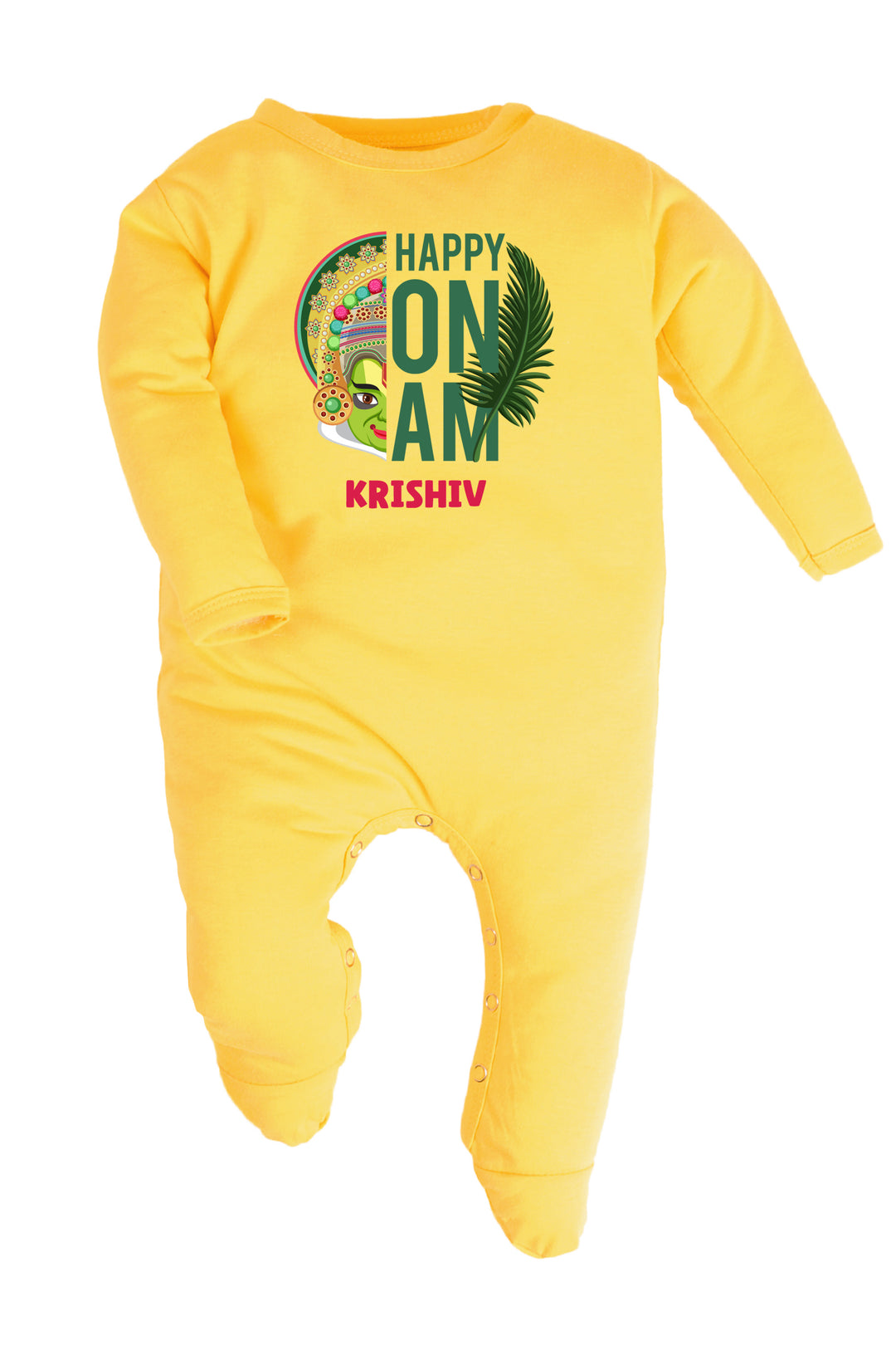 Happy Onam Baby Romper | Onesies w/ Custom Name