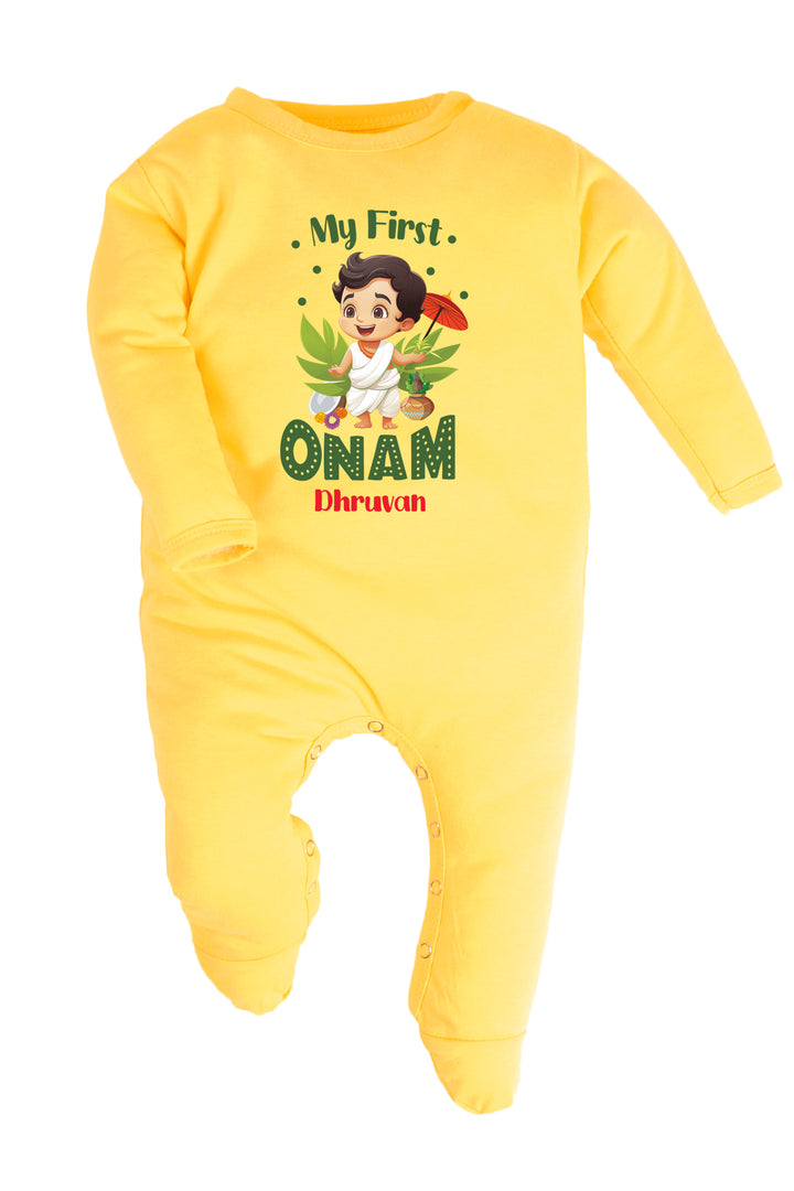 My First Onam Baby Romper | Onesies w/ Custom Name