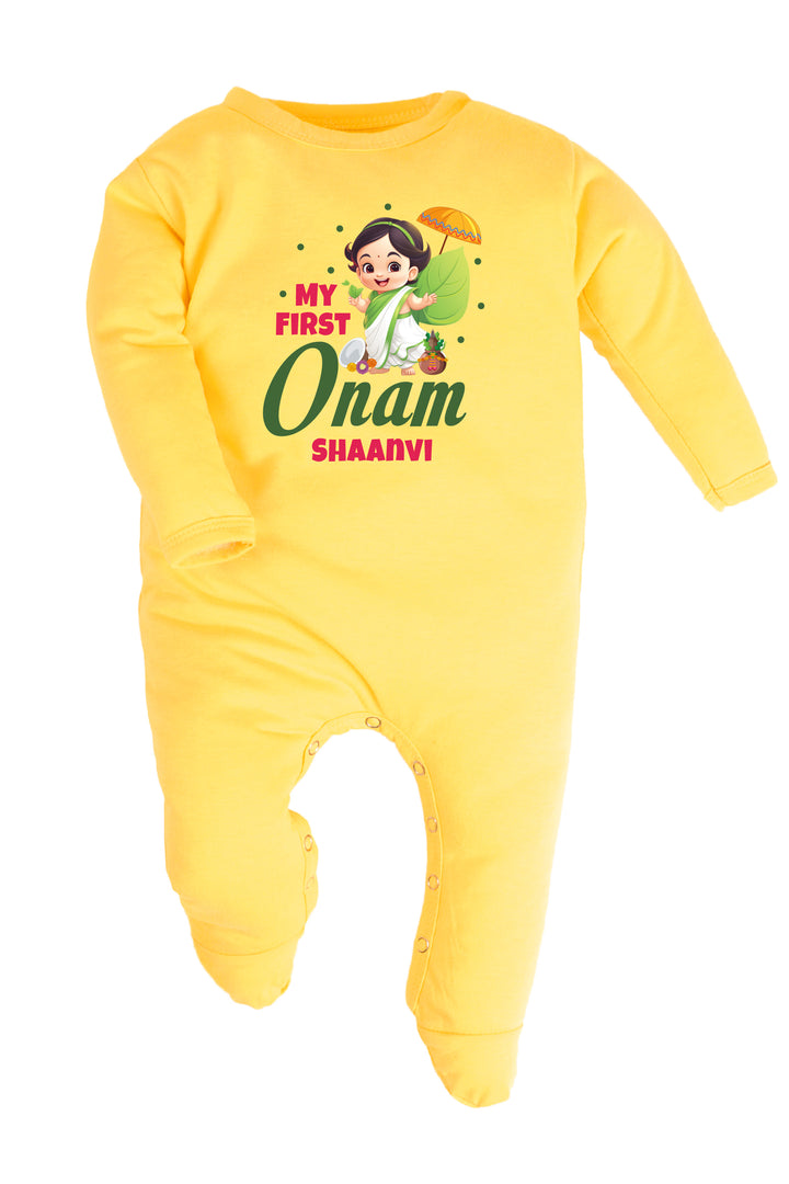 My First Onam Baby Romper | Onesies w/ Custom Name