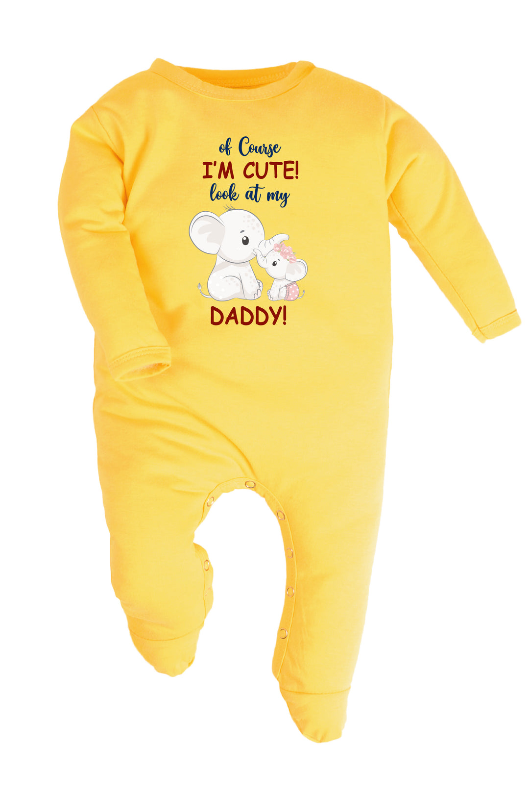 Of Course I'M Cute Look At My Daddy Baby Romper | Onesies