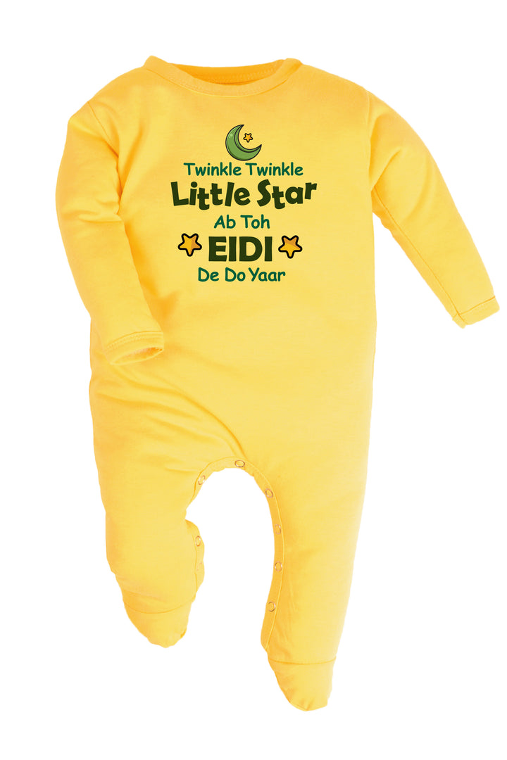 Twinkle Twinkle Little Star - Ab Toh Eidi De Do Yaar Baby Romper | Onesies